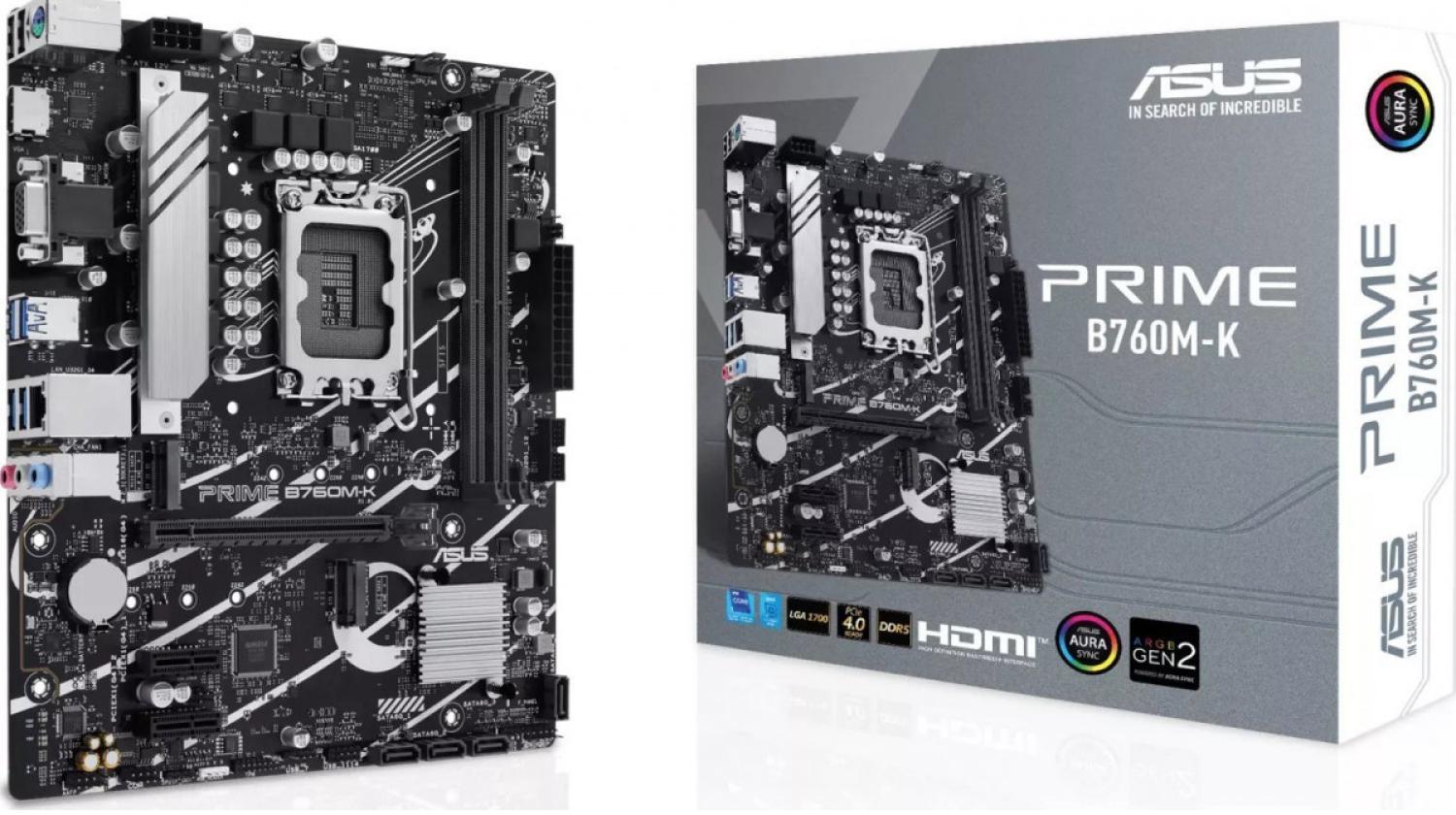 Pamatplate Asus Prime B760M-K