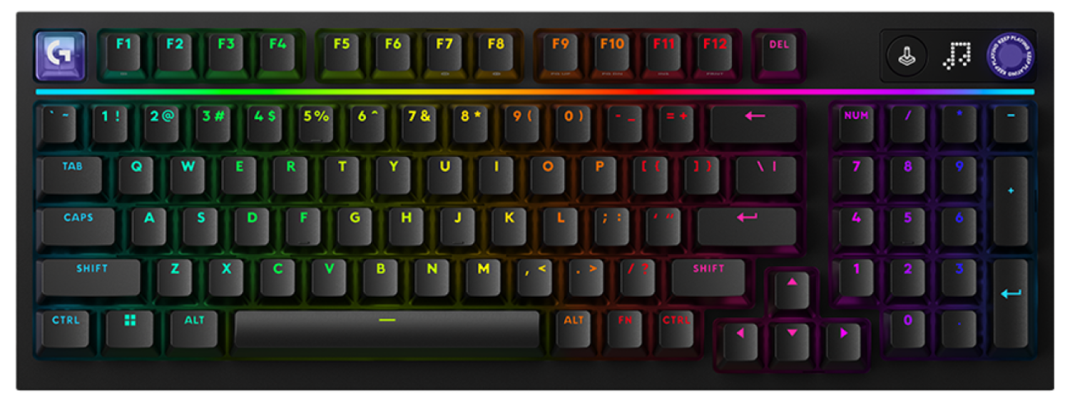 Klaviatūra LOGITECH G316 X 98 Black