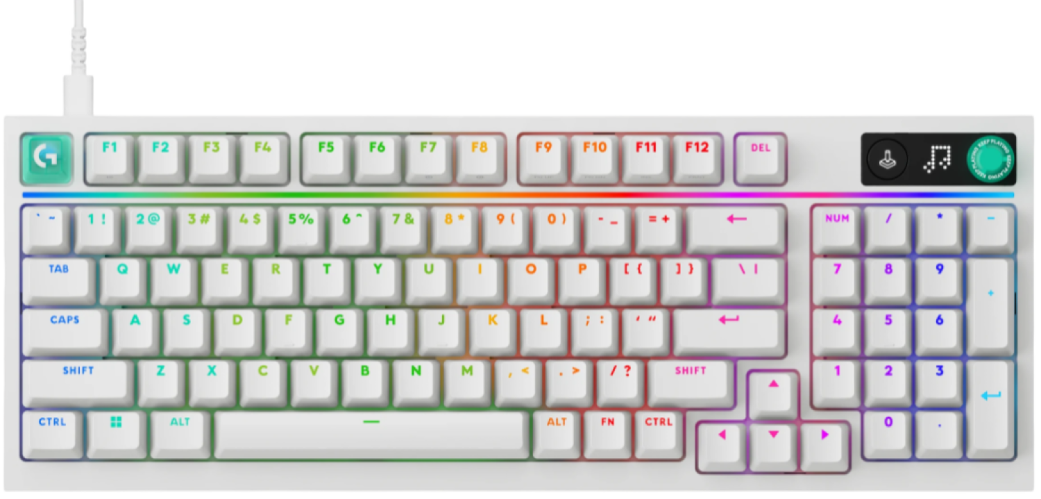 Klaviatūra Logitech G316 X 98 White