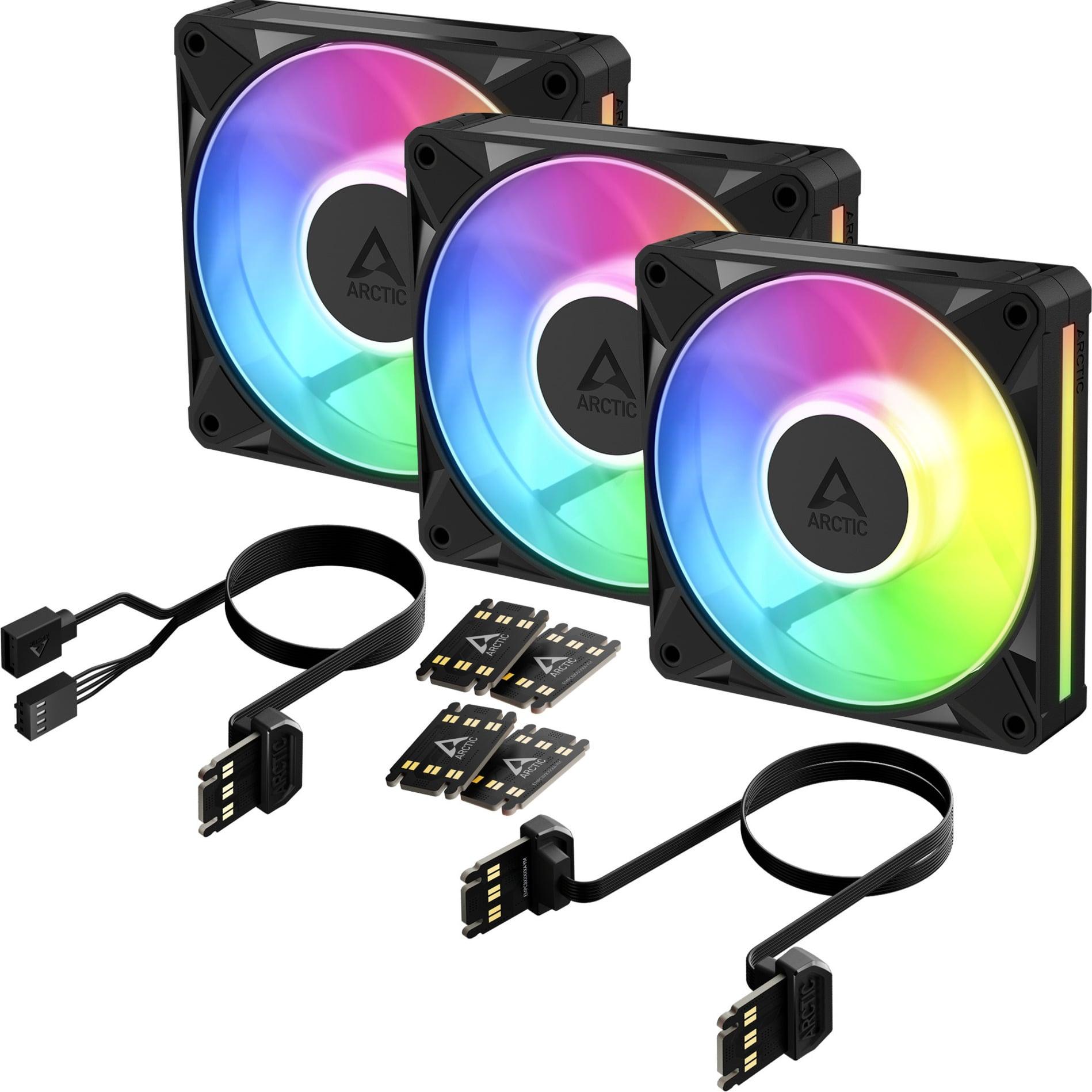 Arctic BioniX P12 A-RGB (black/white, pack