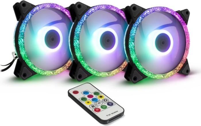Inter-Tech Argus RS-07 RGB Set 120x120x25