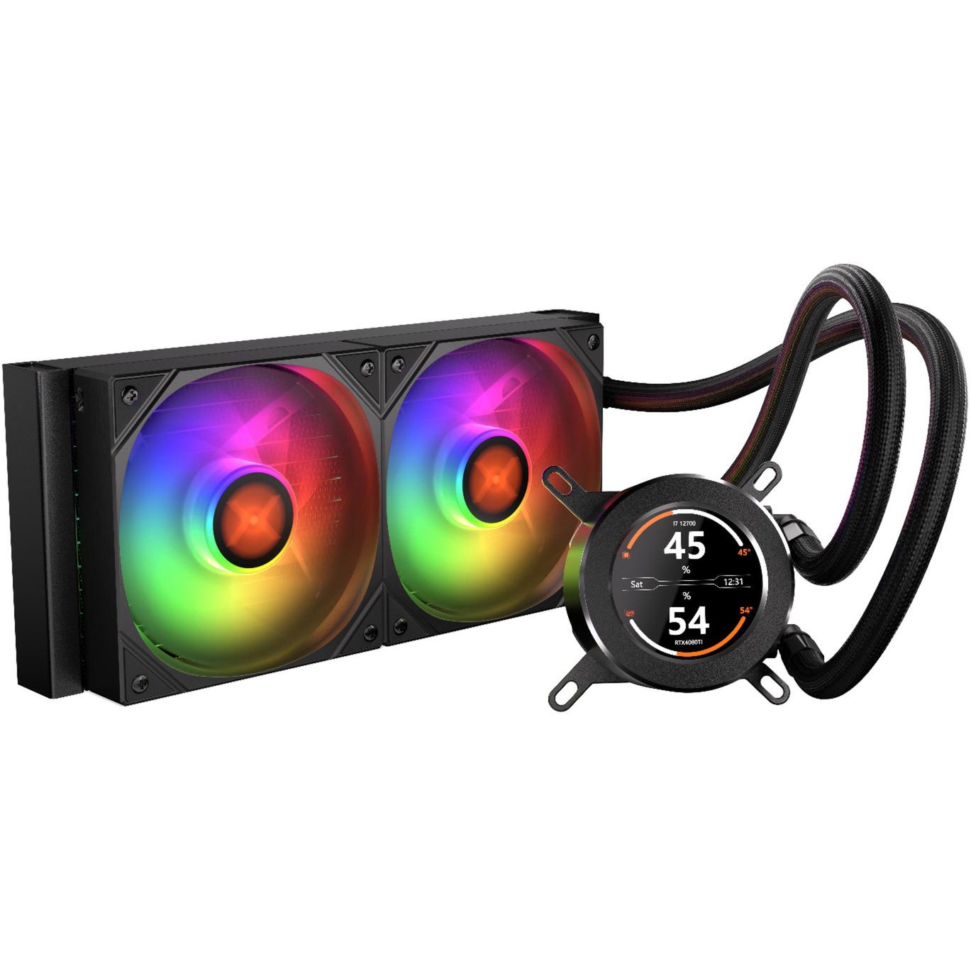 Krux HydroGlance 240 LCD, water cooling