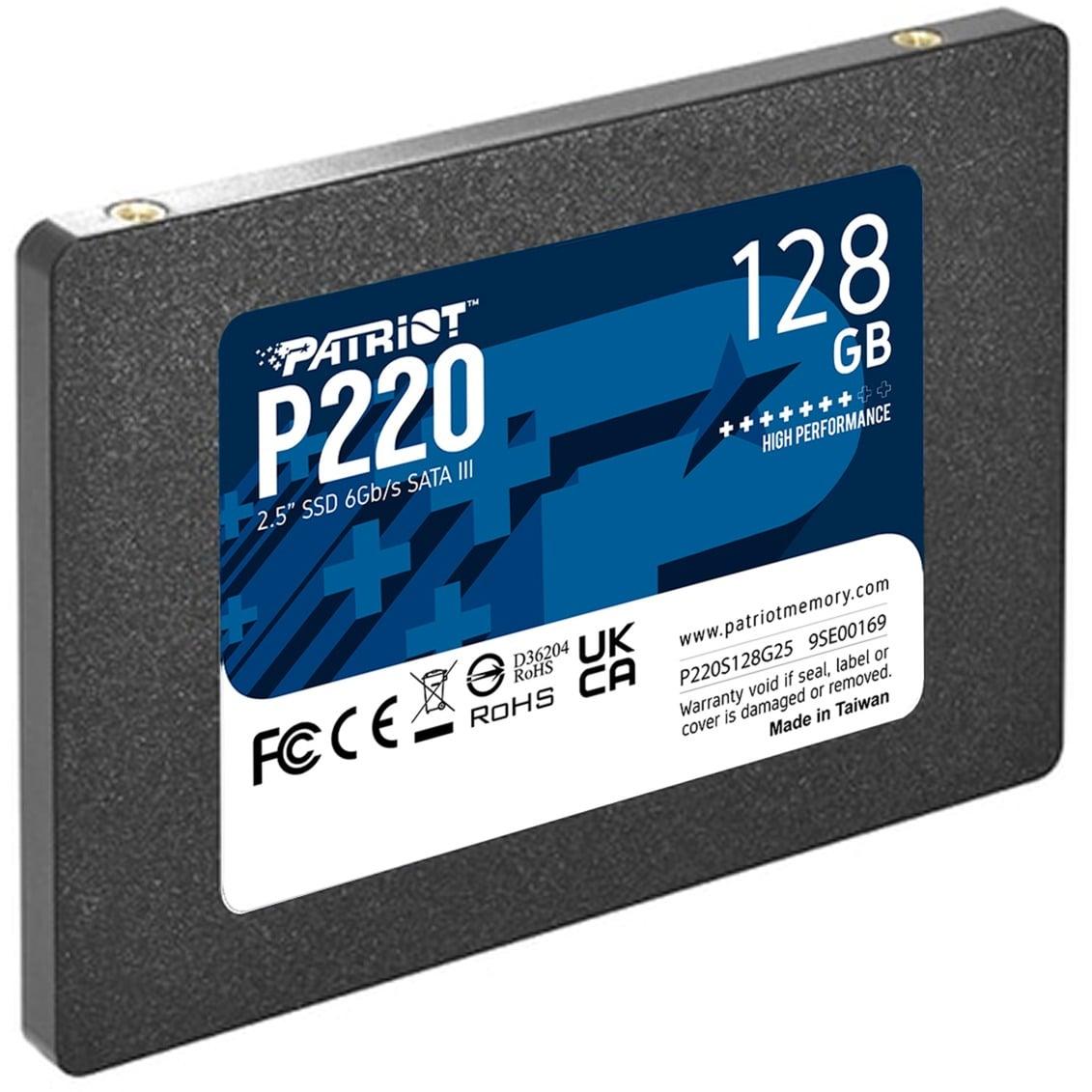 Patriot P220 SSD - 128GB -