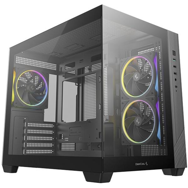 Deepcool CG330 3F (black, panoramic design)