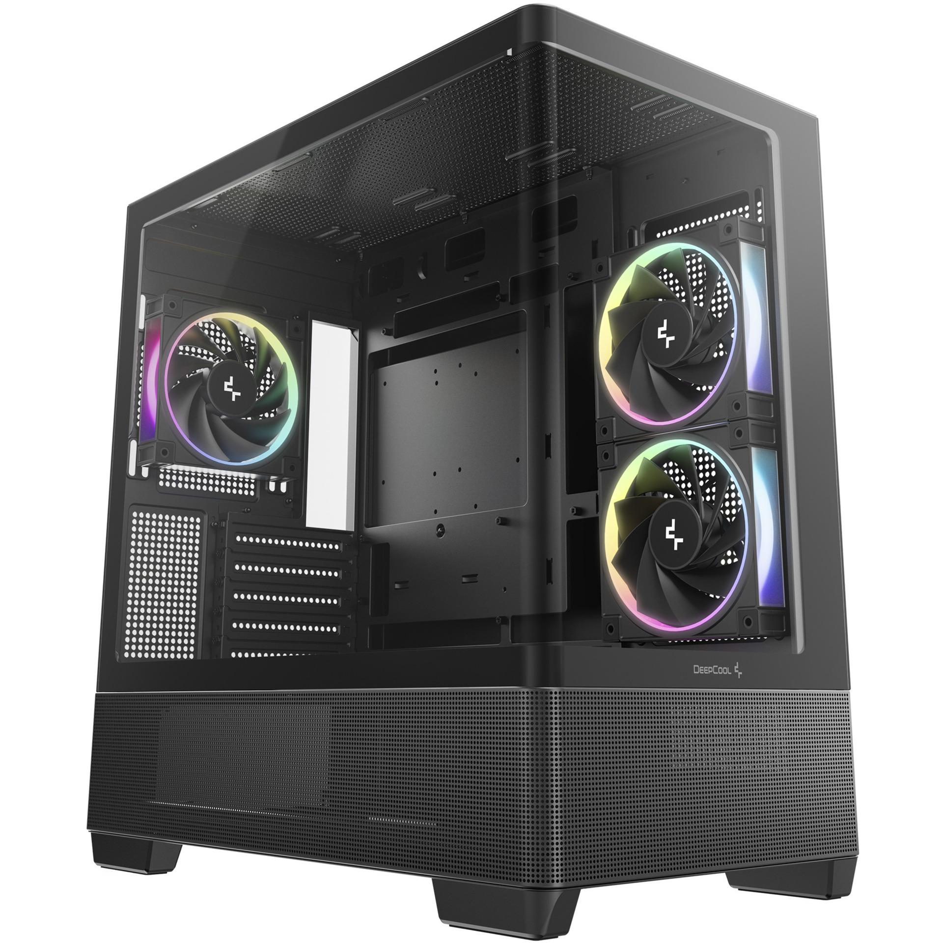 Deepcool CG380U 3F (black, panoramic glass