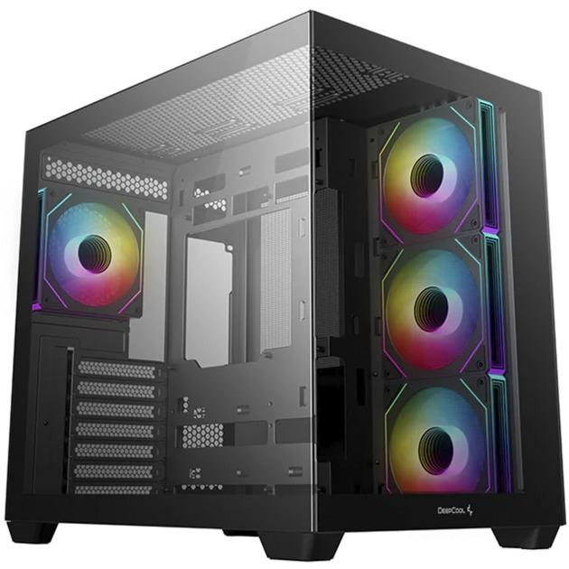 Deepcool CG530 4F (black, tempered glass