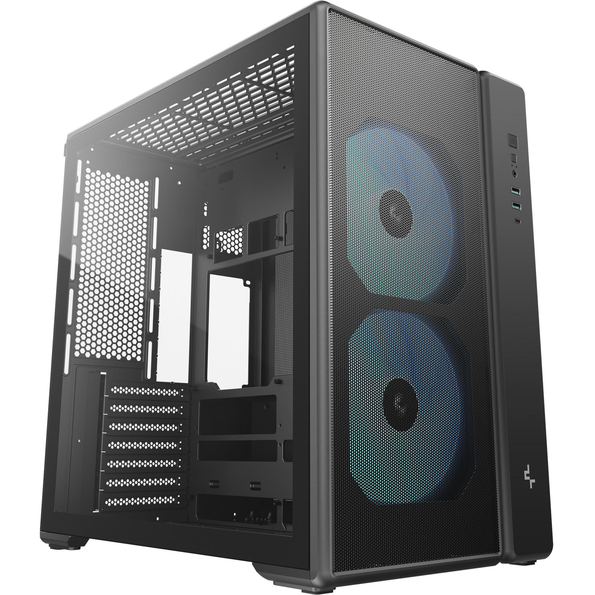 Deepcool CG590 MESH 2F (black, tempered