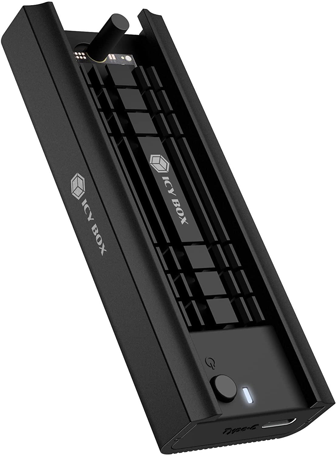 ICY BOX IB-180MC-C31, drive housing (black)