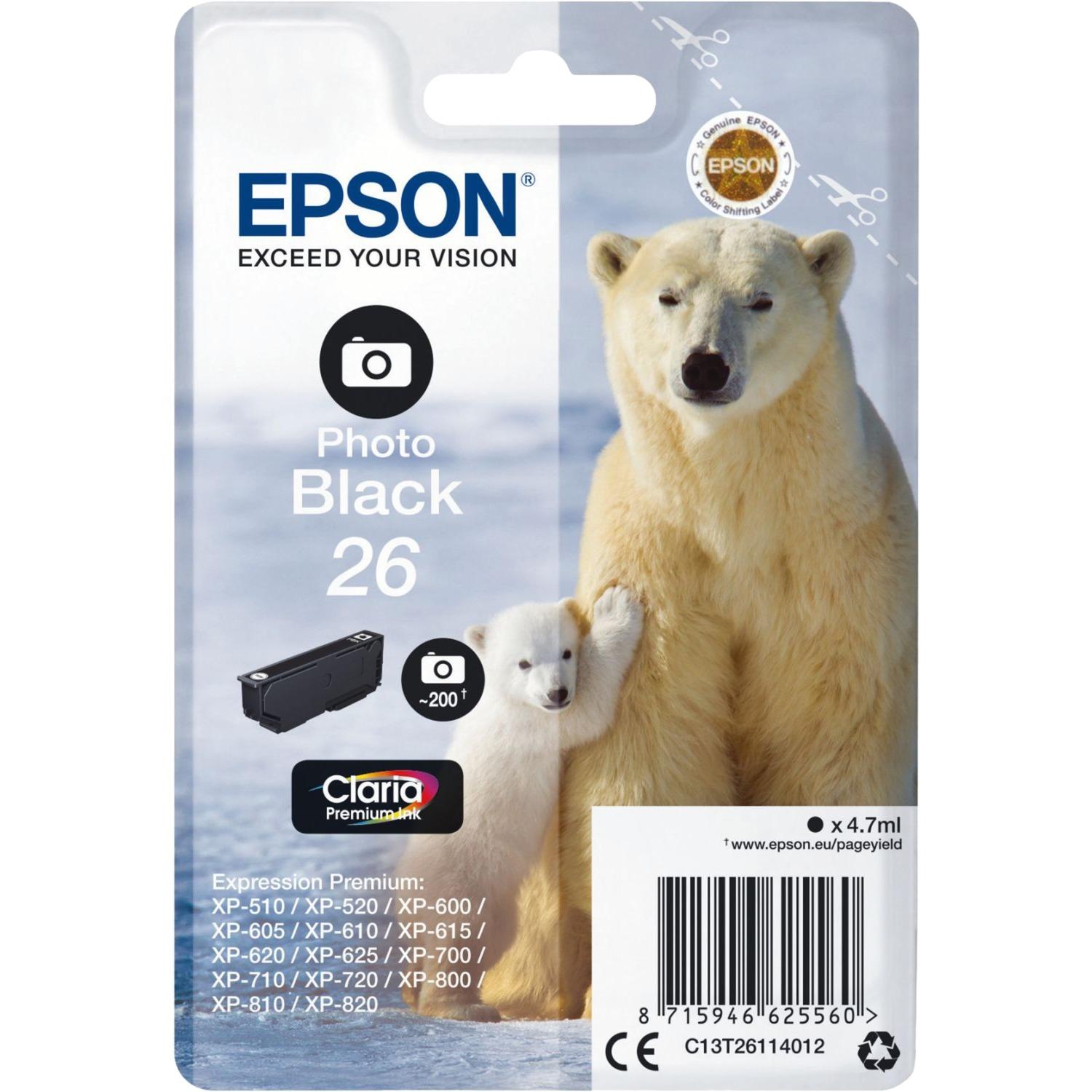 Epson Ink Photo black 26 (C13T26114012)