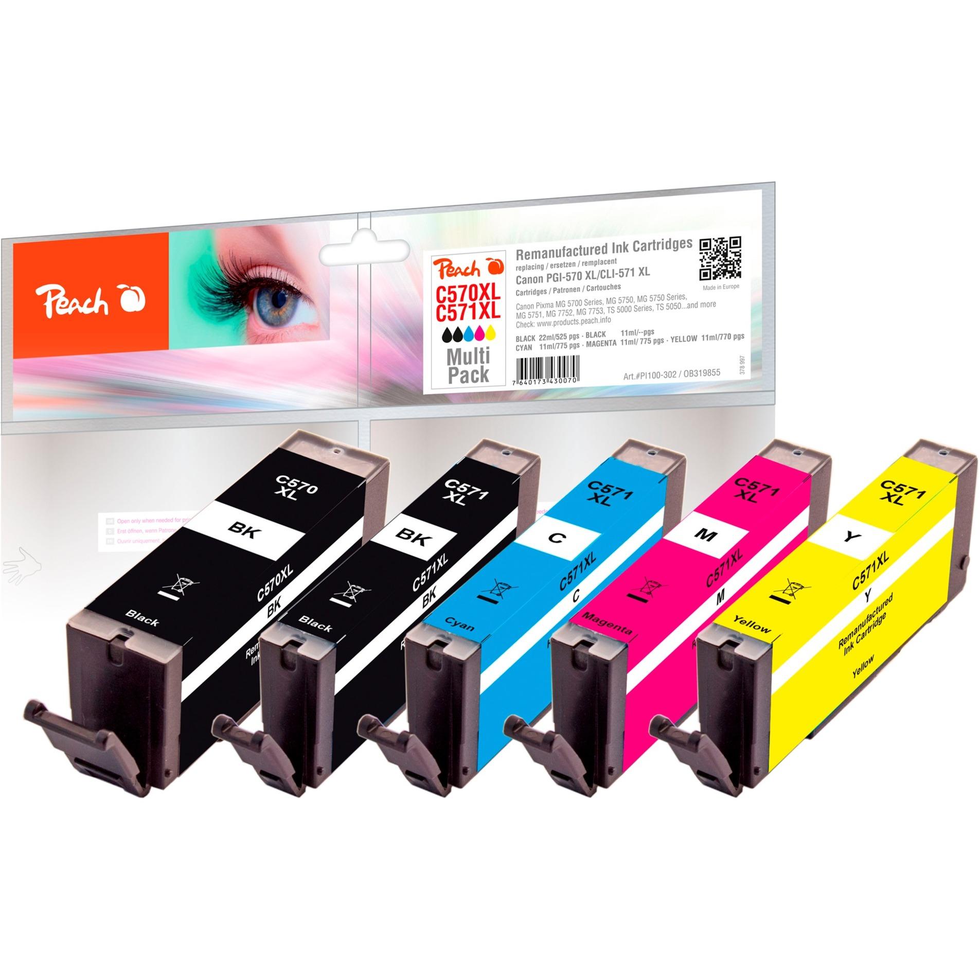 Peach Ink Saving Pack PI100-302 (compatible