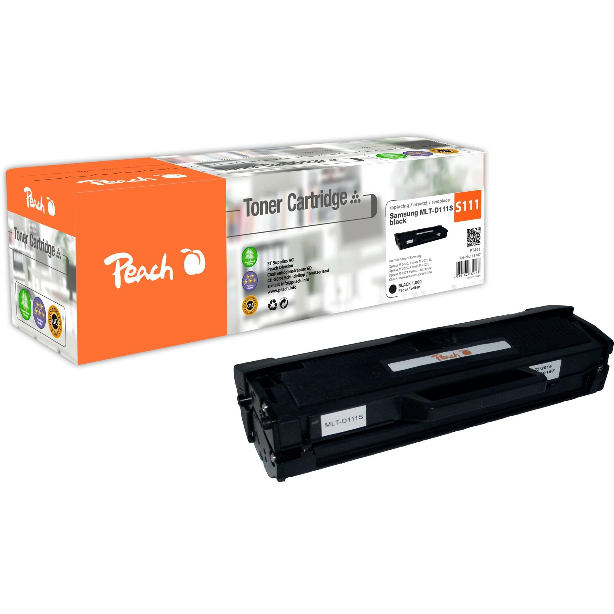Peach Toner black 111747 (compatible with