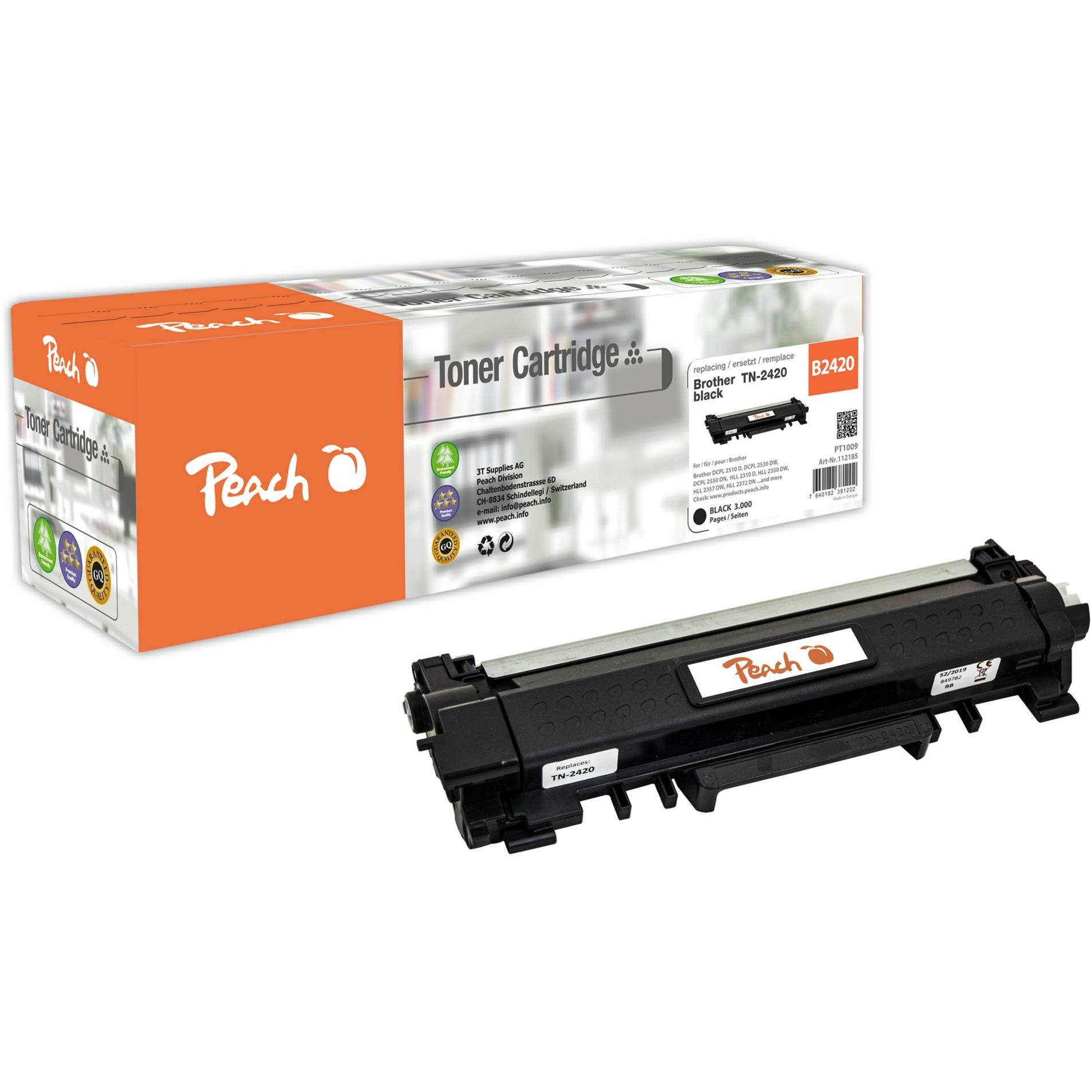 Peach Toner black 112185 (compatible with