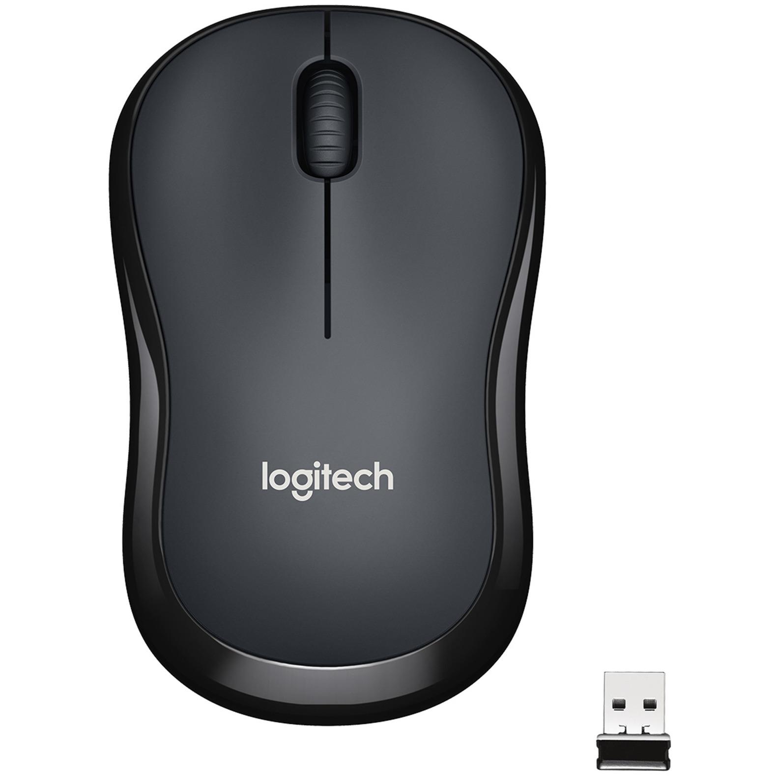Logitech M220 Silent Mouse - Charcoal