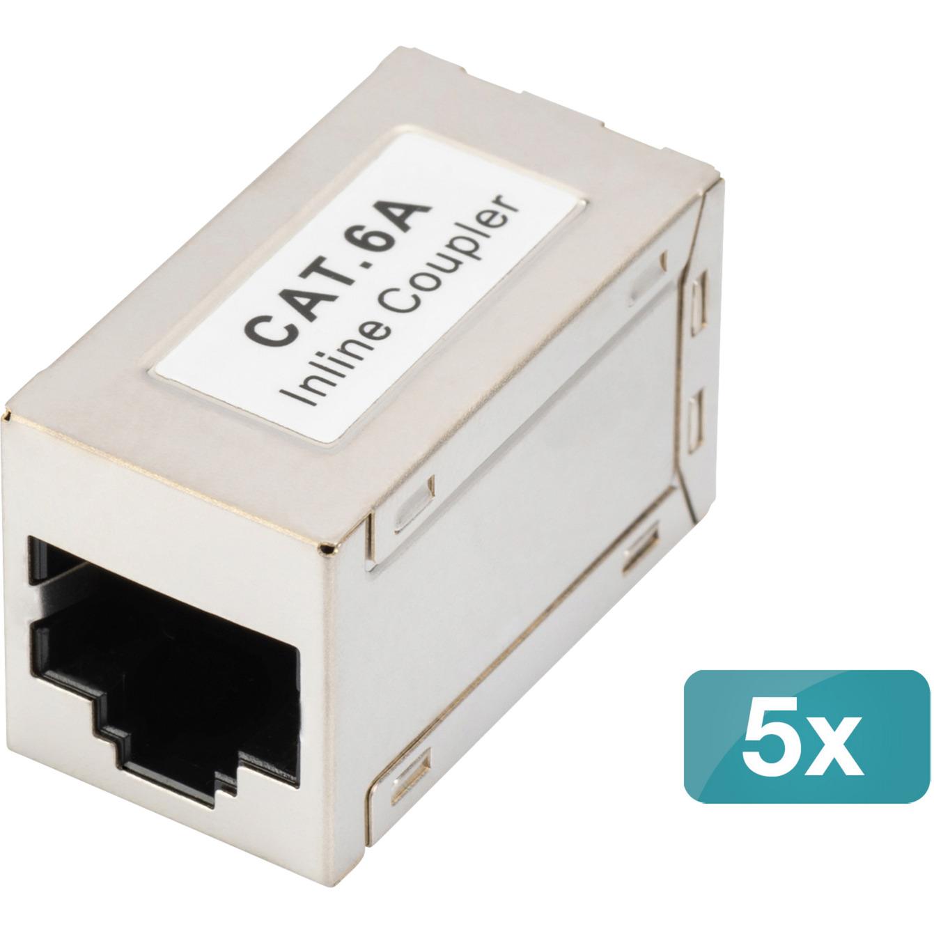 Digitus CAT 6A modular coupling, shielded