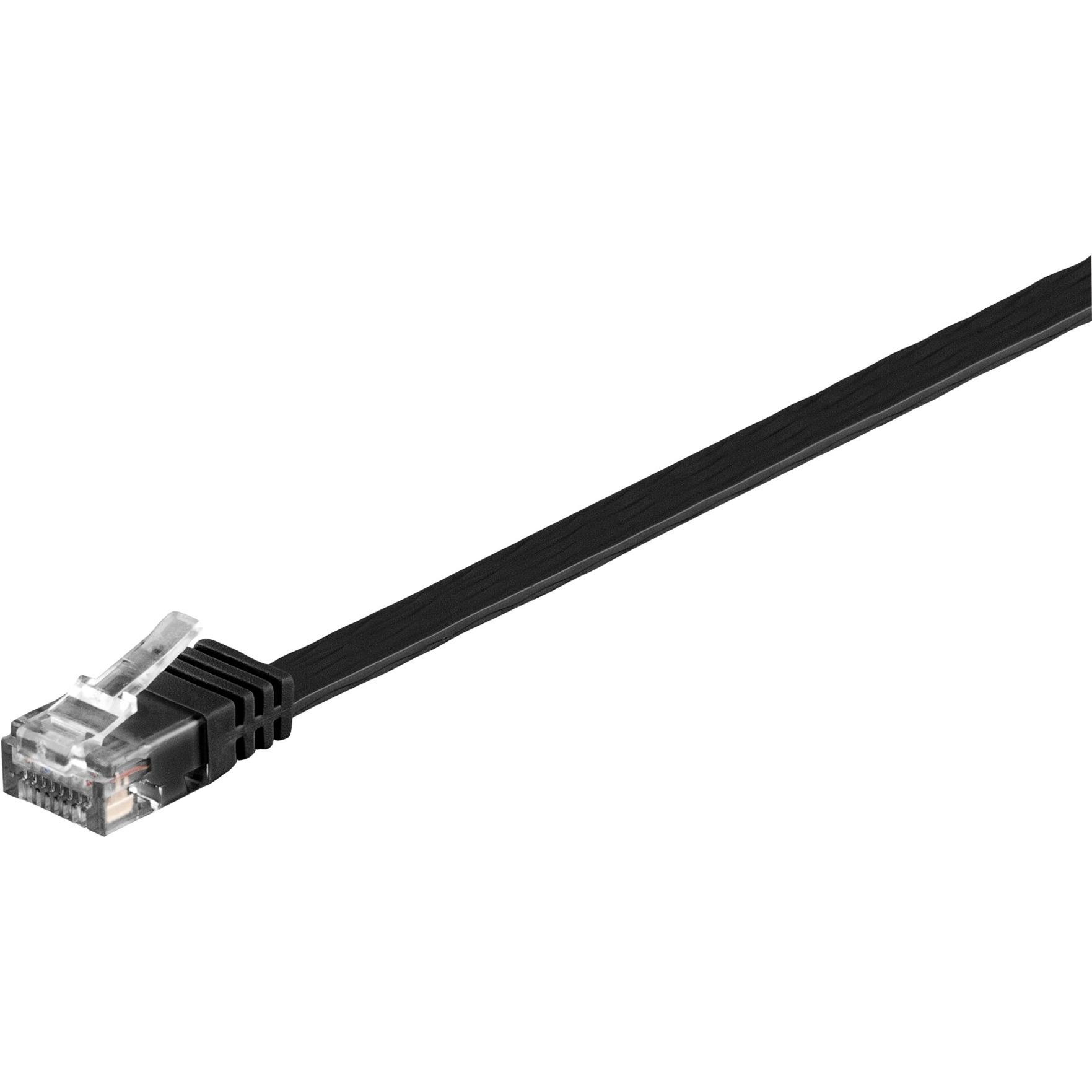 Goobay Patch cable Cat6 U/UTP flat
