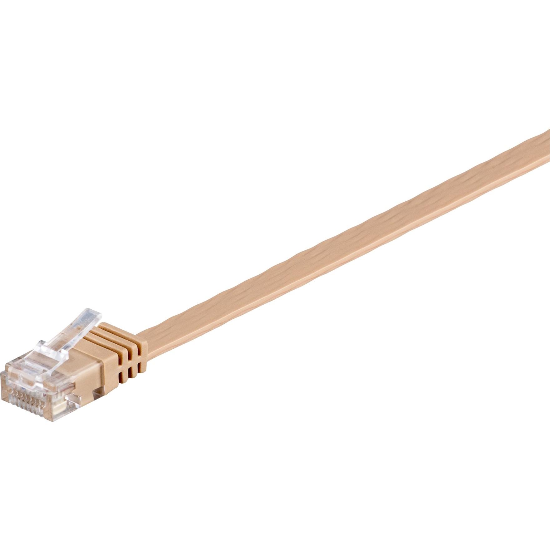 Goobay Patch cable Cat6 U/UTP flat