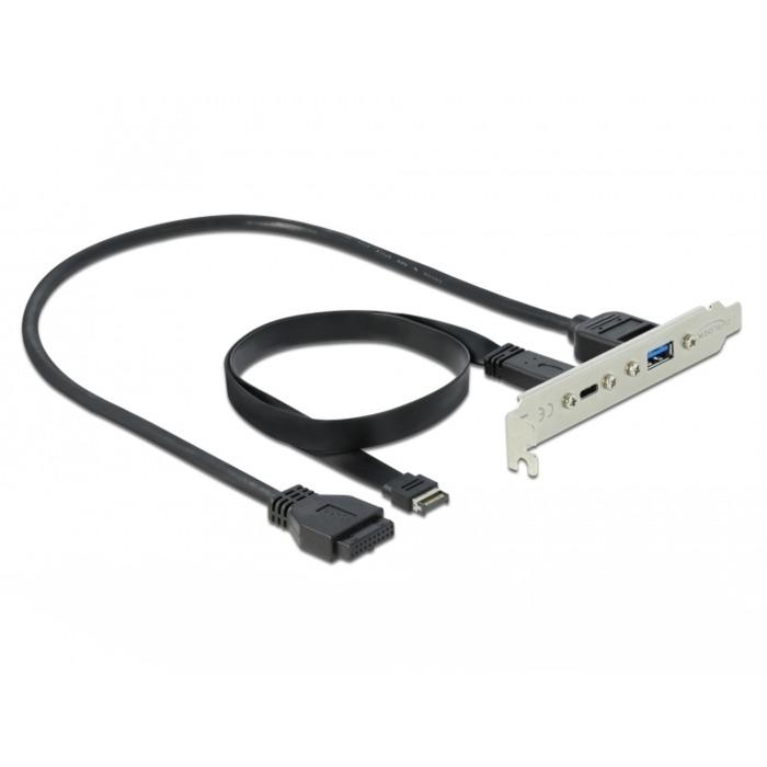 DeLOCK slot bracket with 1x USB