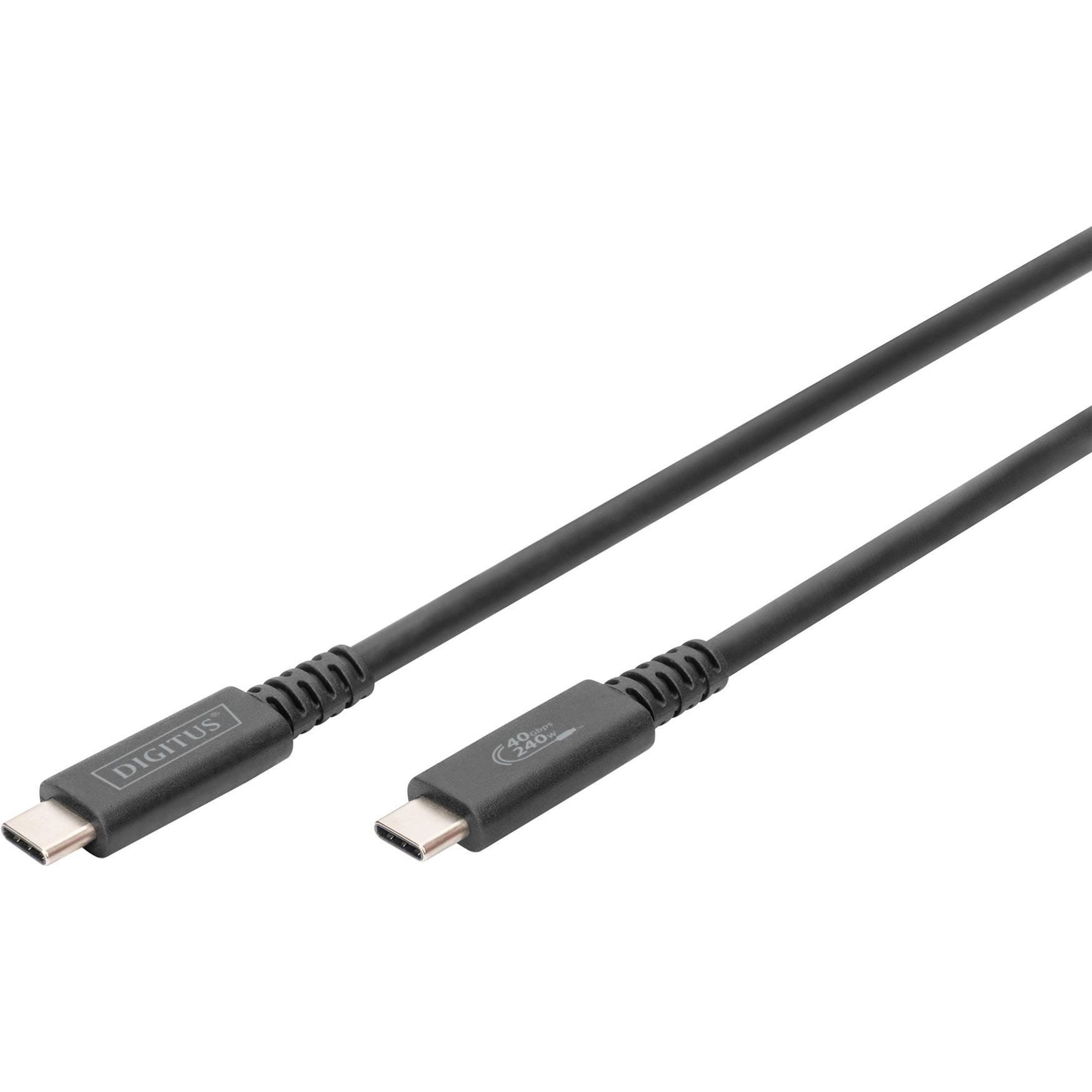 Digitus USB4 Gen 3x2 cable, USB-C