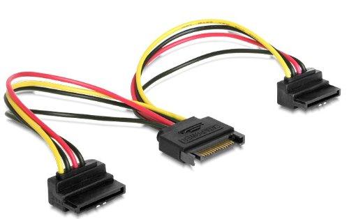 Delock SATA 15p->2xSATA 15p HDD 90