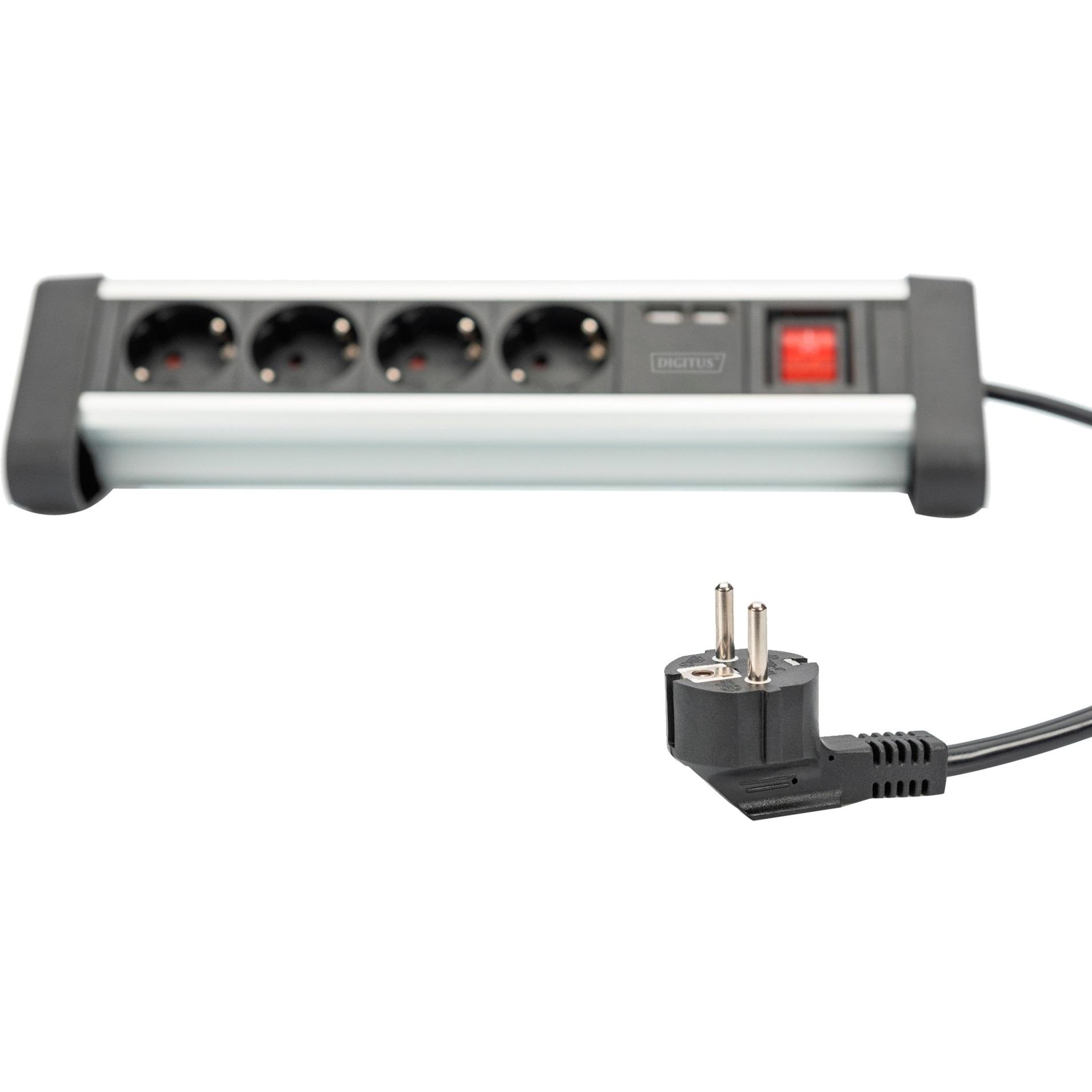 Digitus Office power strip 4-way, 2x