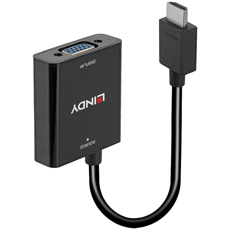 Lindy HDMI to VGA converter (black)