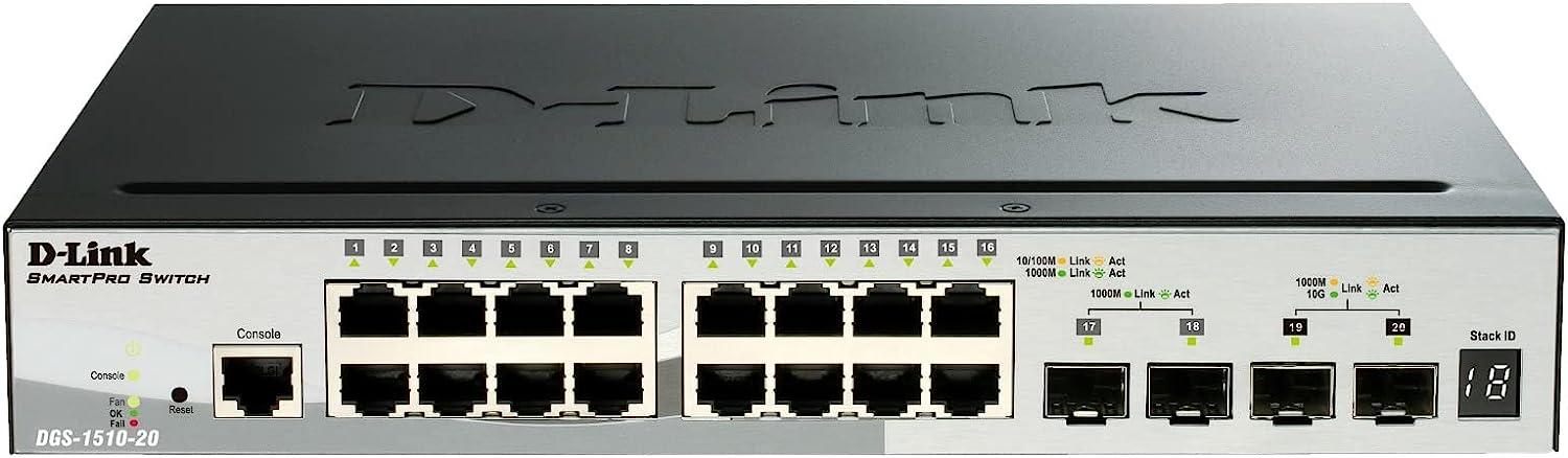 D-Link DGS-1510-20/E, switch