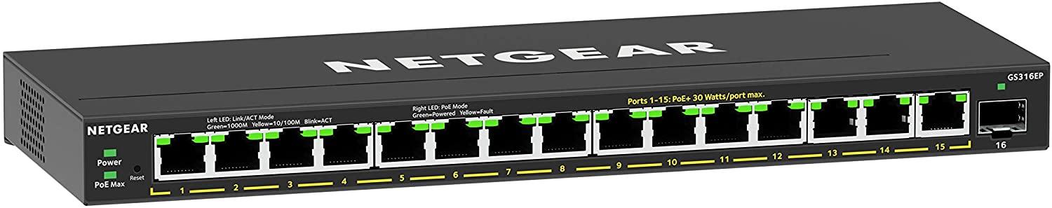 Netgear GS316EP POE / SFP /