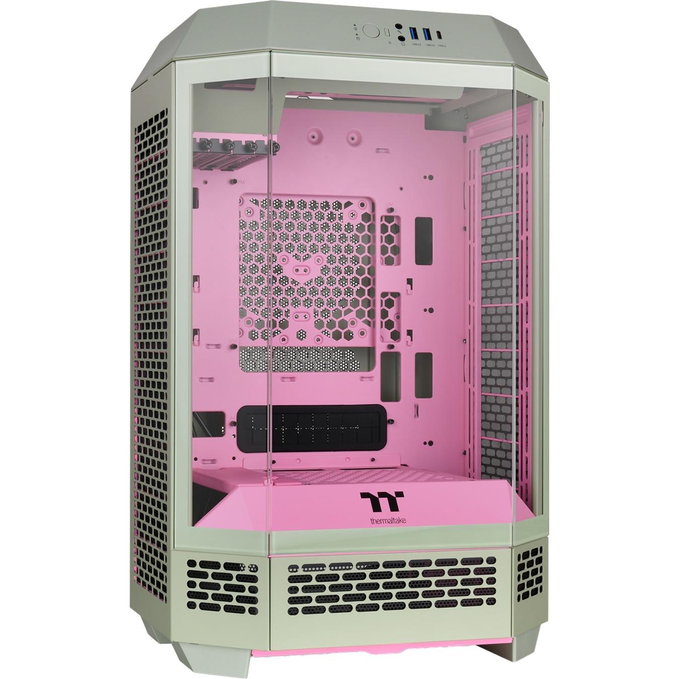 Thermaltake The Tower 300 (light green/pink