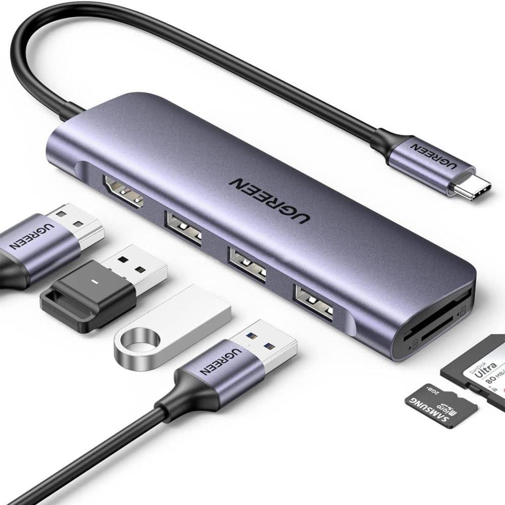 UGREEN CM511 6-in-1 USB-C Hub 1x