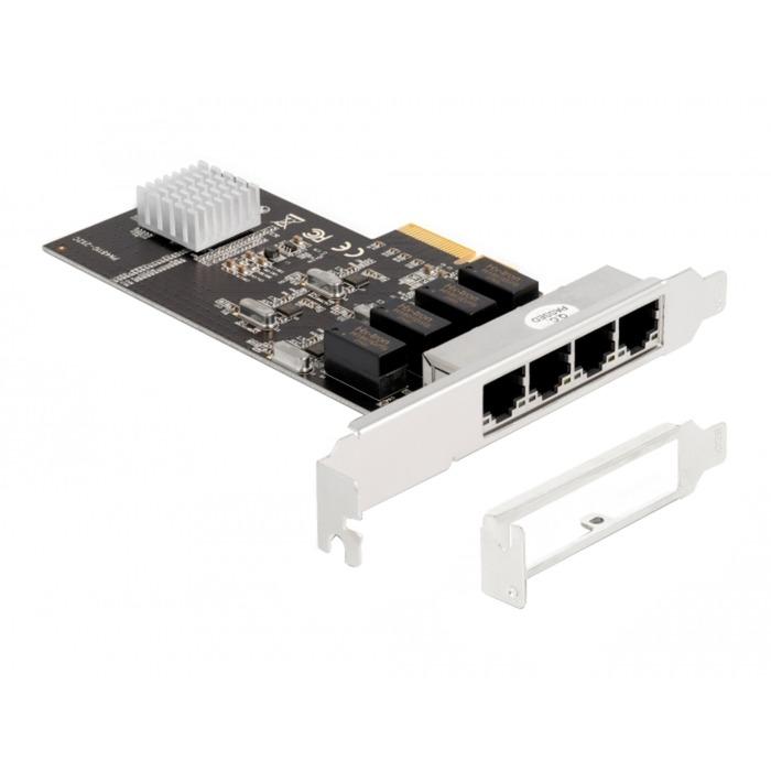 DeLOCK PCIe x4 to 4 x