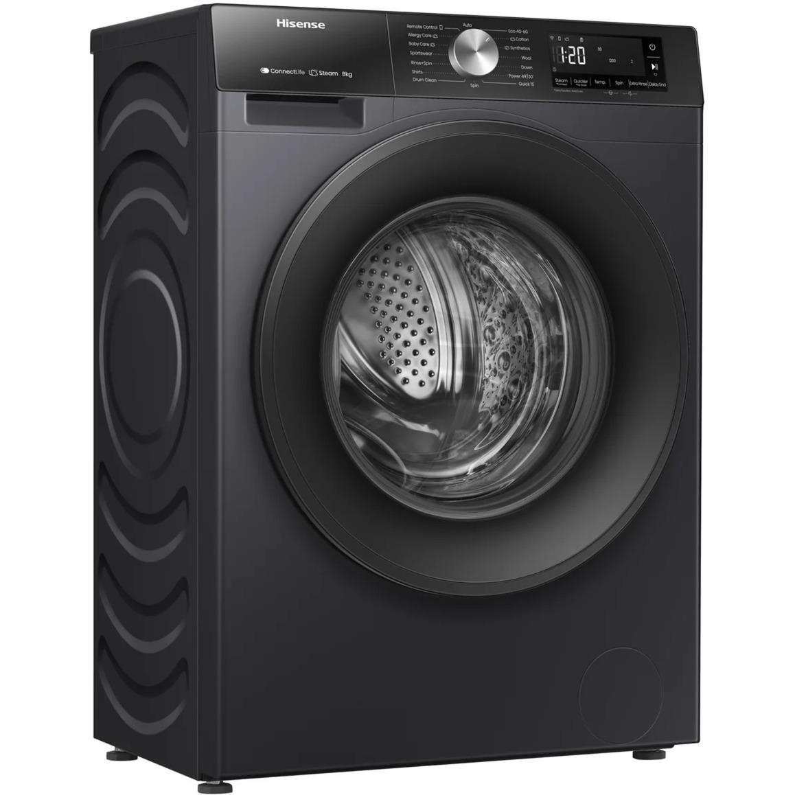 Hisense washing machine WF3S8043BB3 8kg A-30%