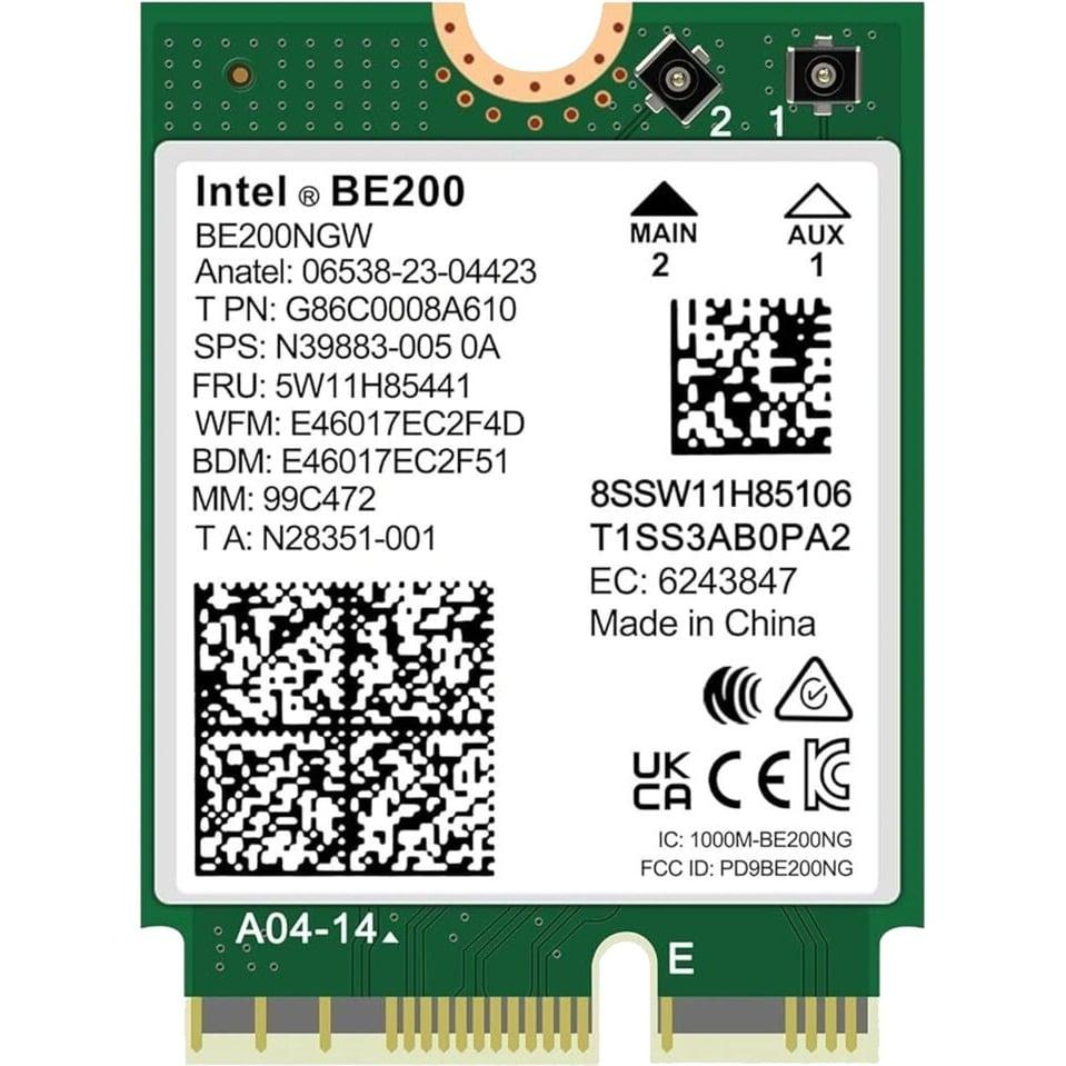 Intel Wi-Fi 7 BE200 M.2
