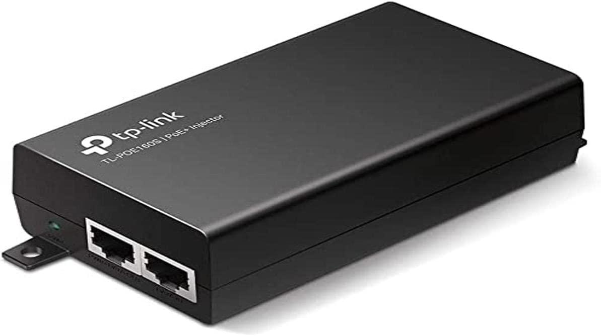 TP-Link TL-PoE160S PoE Injector Adapter (Black)