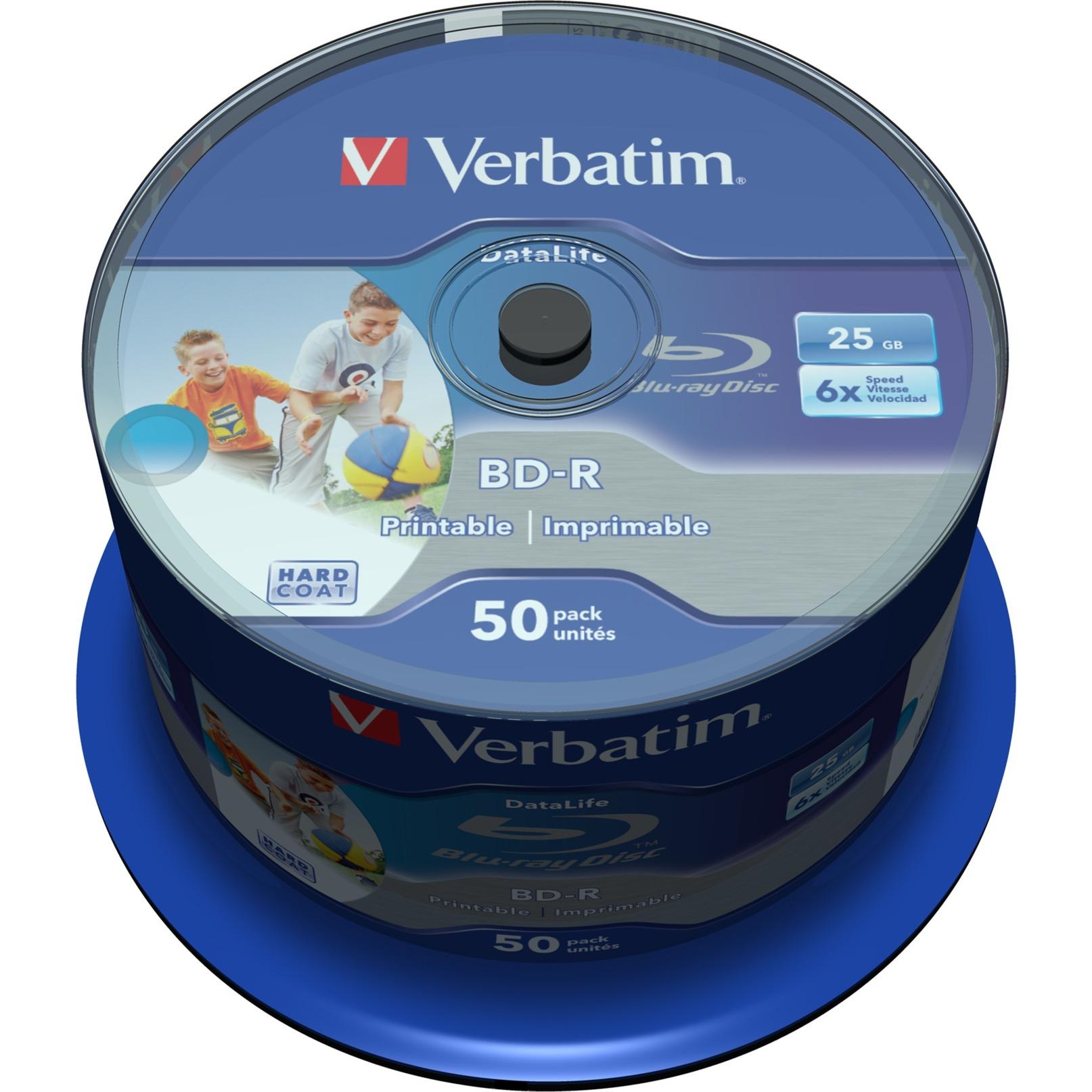 Verbatim BD-R 25GB, Blu-ray blanks (6x
