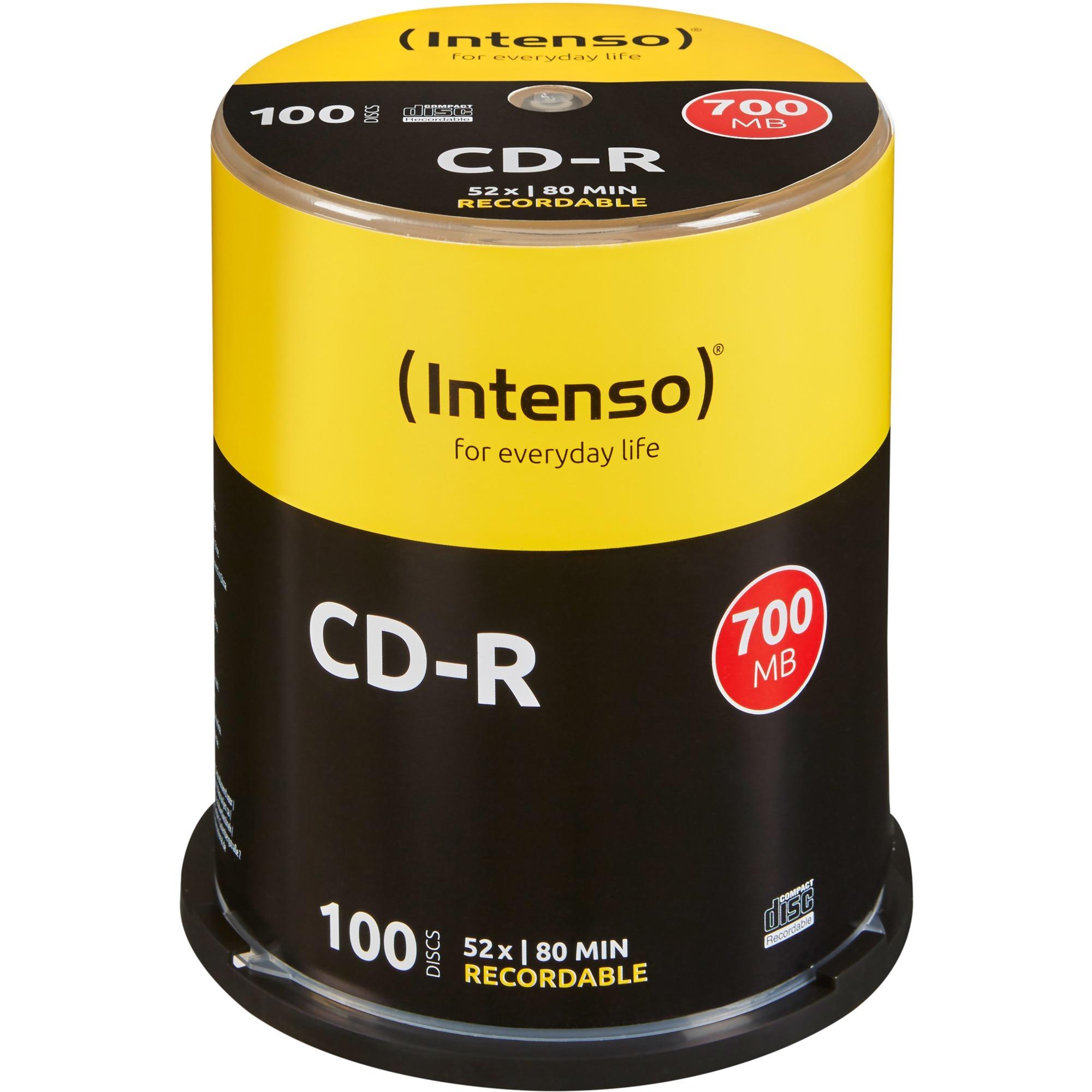 CDR 52x CB 700MB Intenso 100