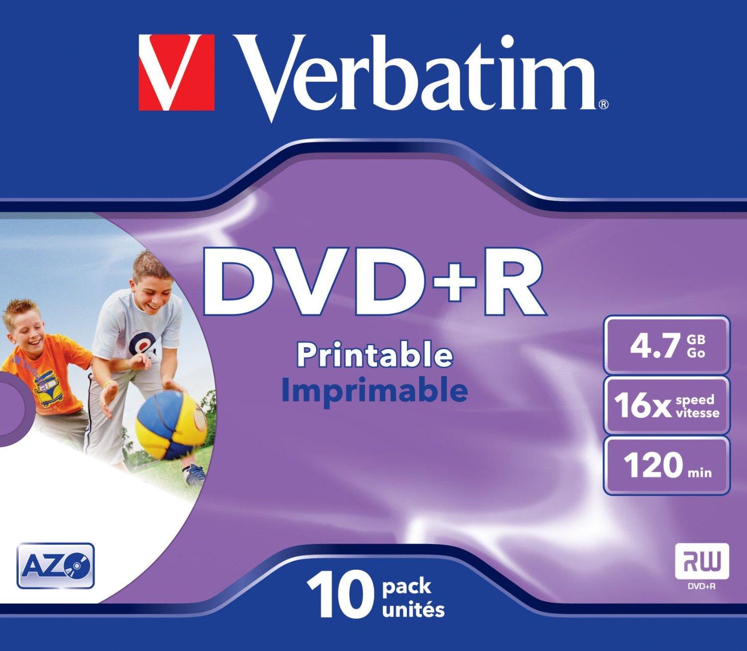 DVD+R 16x JC 4,7GB Verbatim