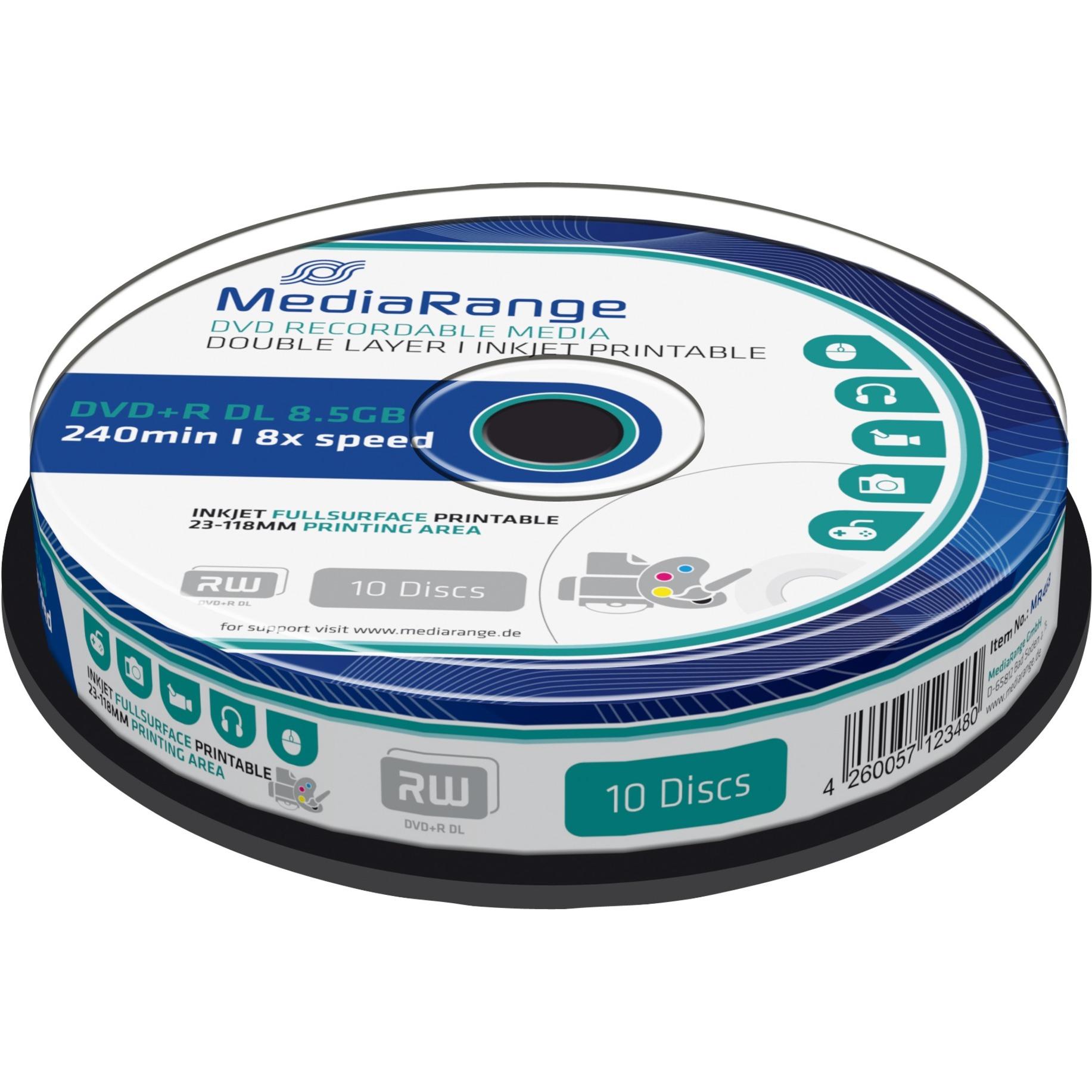 MEDIARANGE DVD+DL 8X CB 8,5GB
