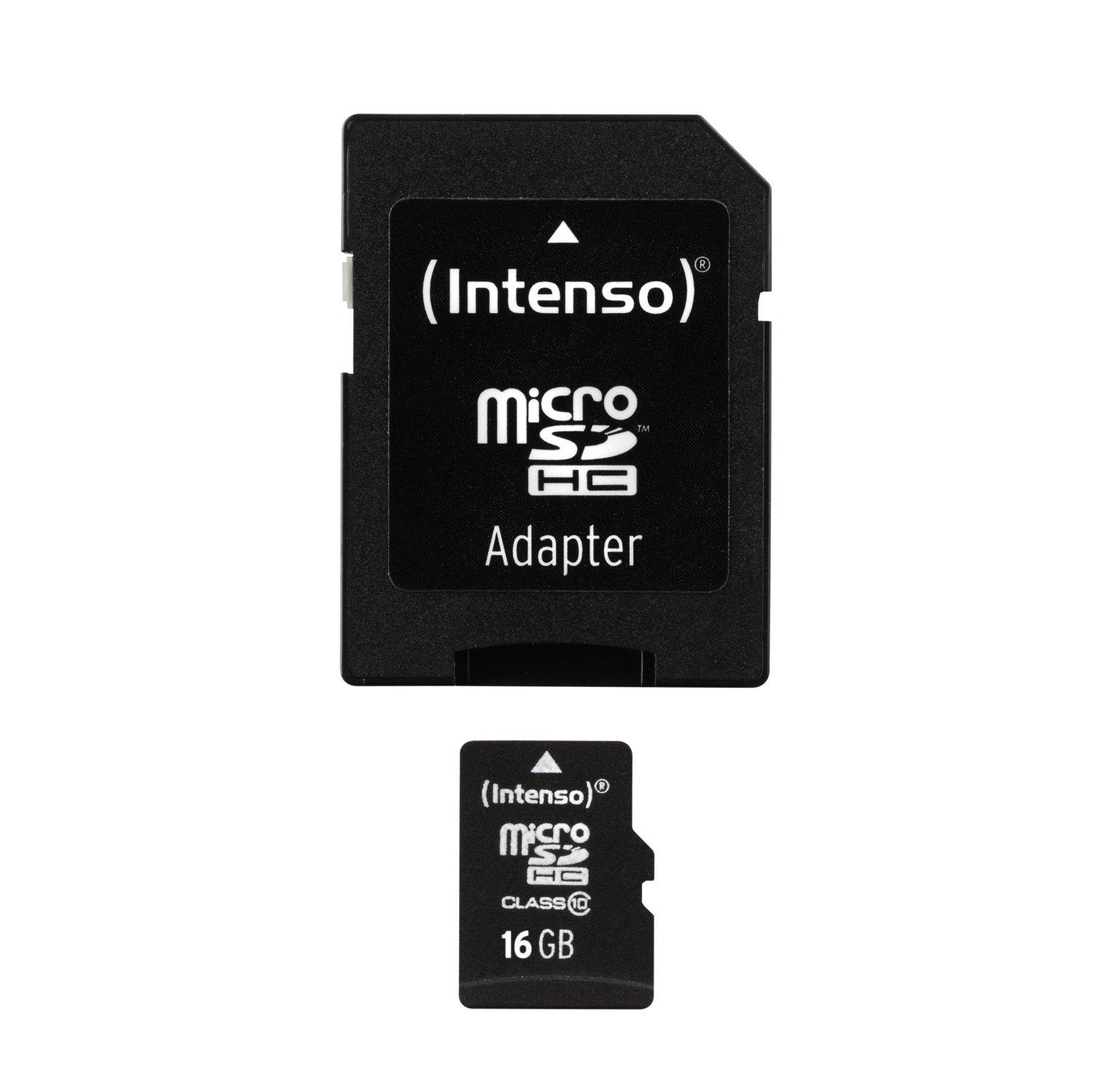 Intenso microSD 16GB 12/20 Class 10
