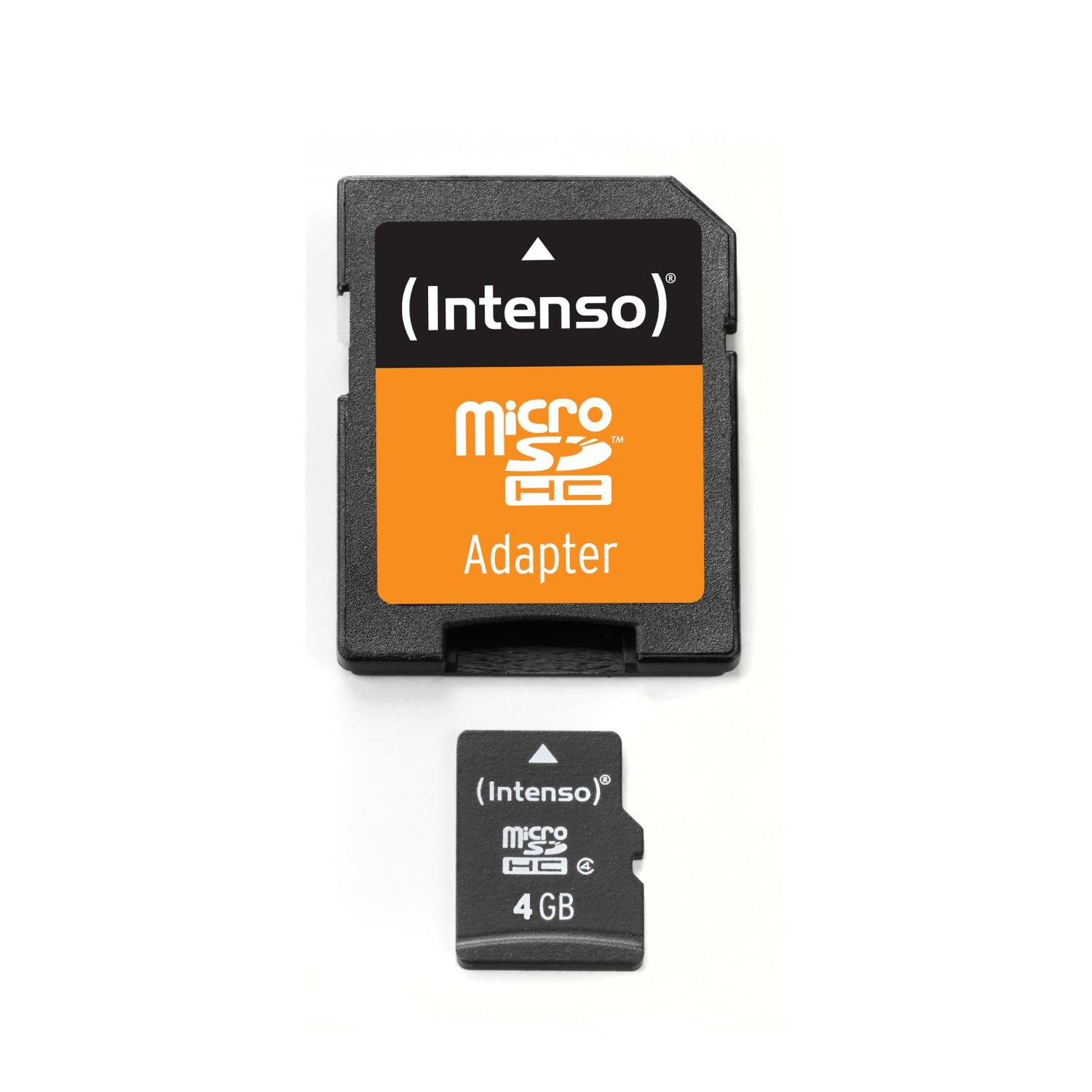 Intenso microSD 4GB 5/21 Class 4