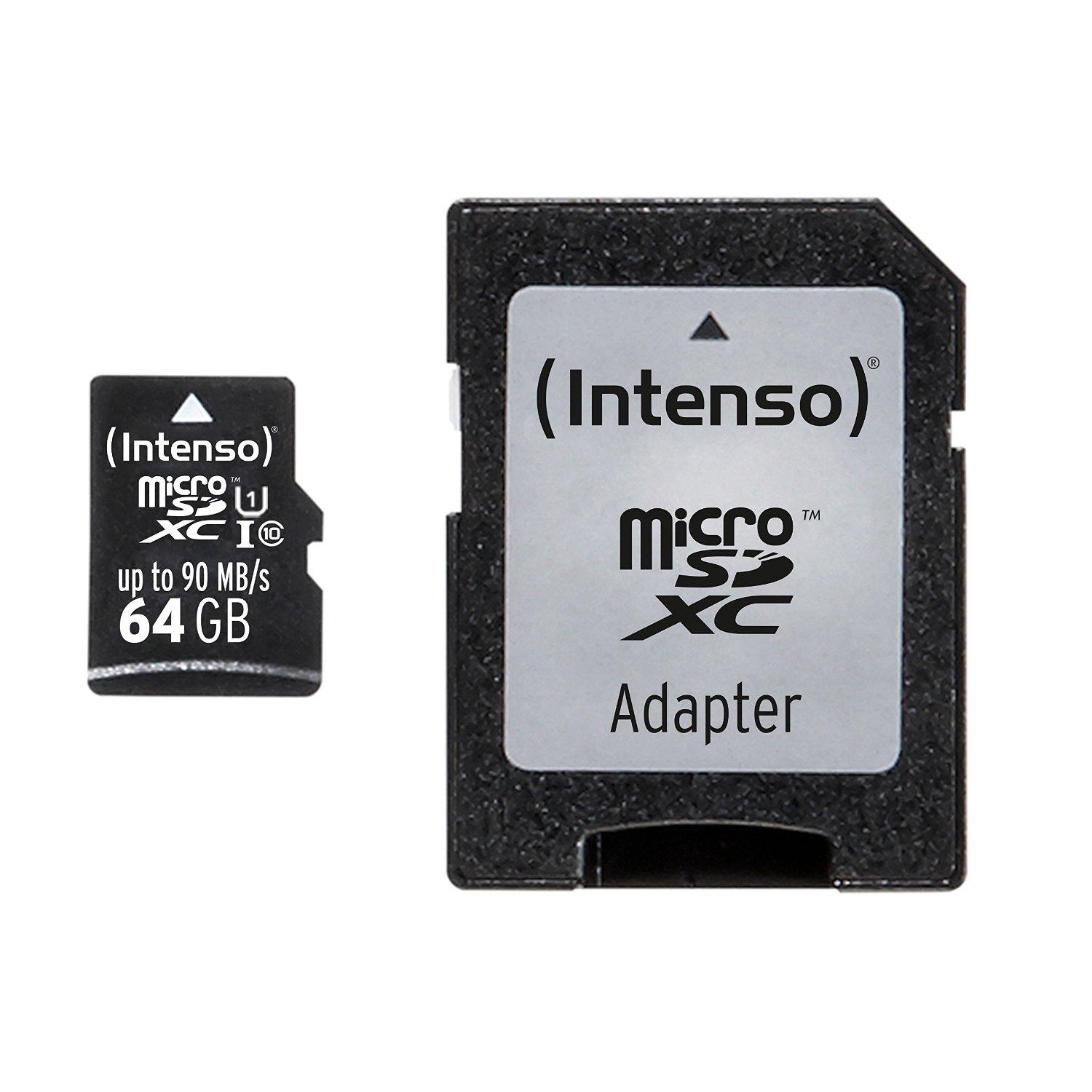 Intenso microSDXC Professional 64GB, UHS-I/Class 10
