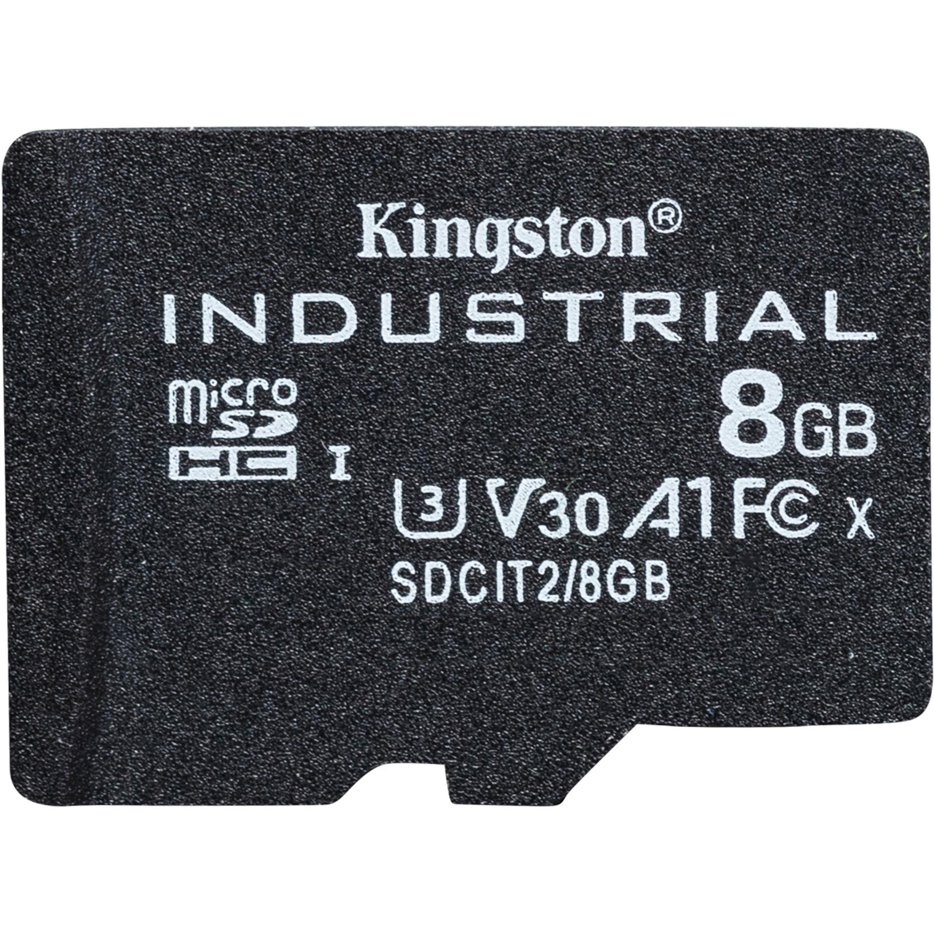 Kingston microSD 8GB 20/90 Industrial SP