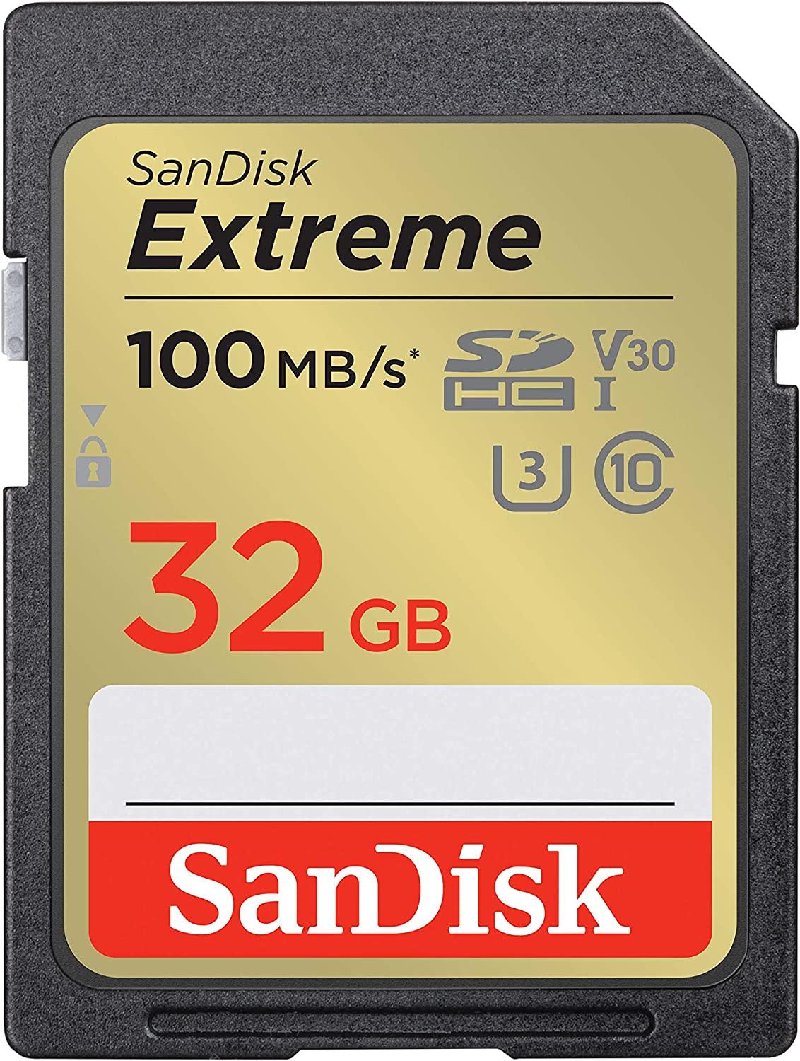 SanDisk Extreme 32GB SDHC Memory Card