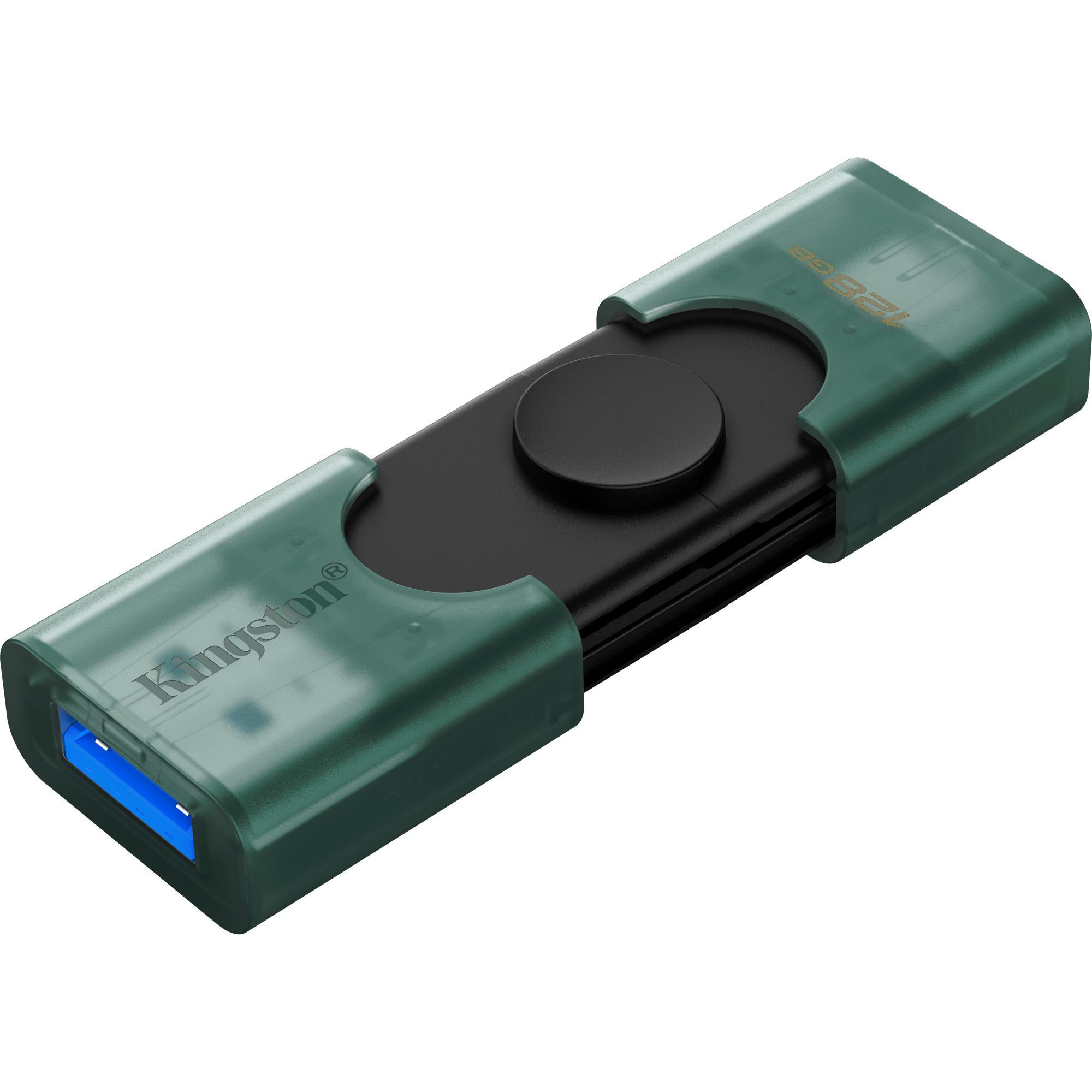Kingston DataTraveler Duo 128GB (green/black, USB-A