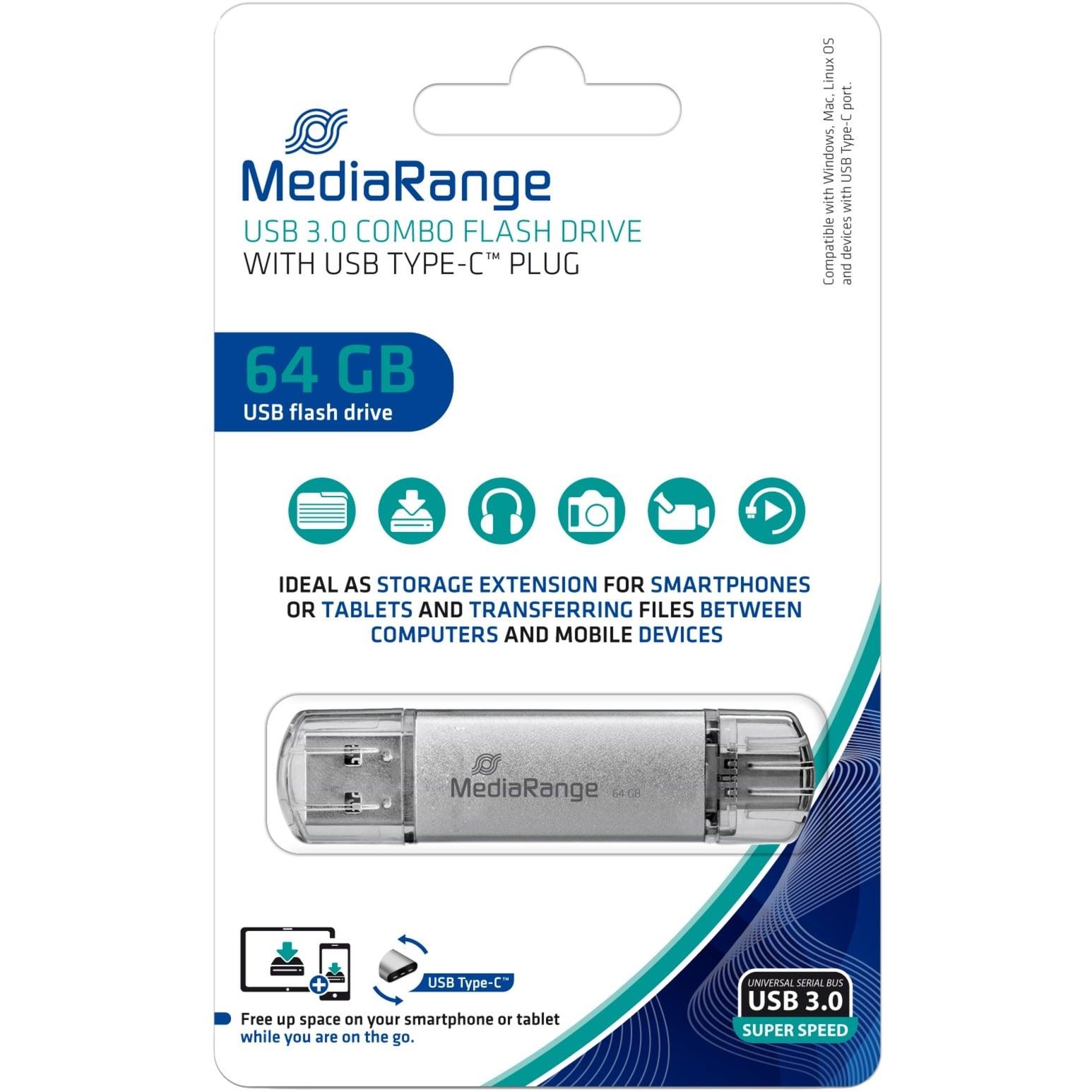 MediaRange combo memory stick 64 GB