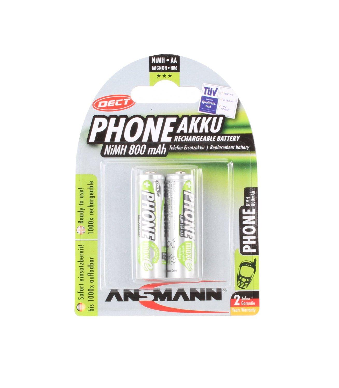 Ansmann DECT HR6 Mignon NiMh 2xAA