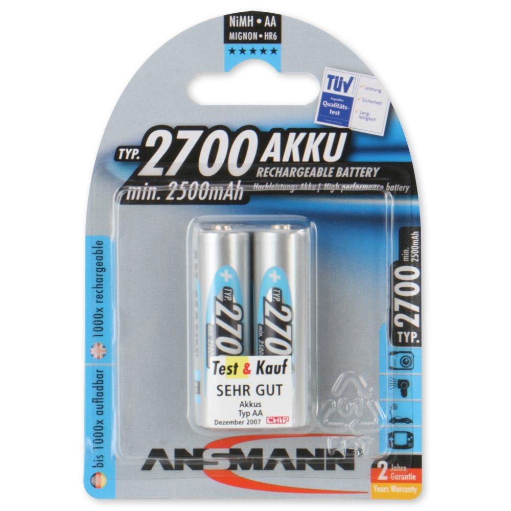 Ansmann Mignon NiMh Bateria 2xAA 2700mA