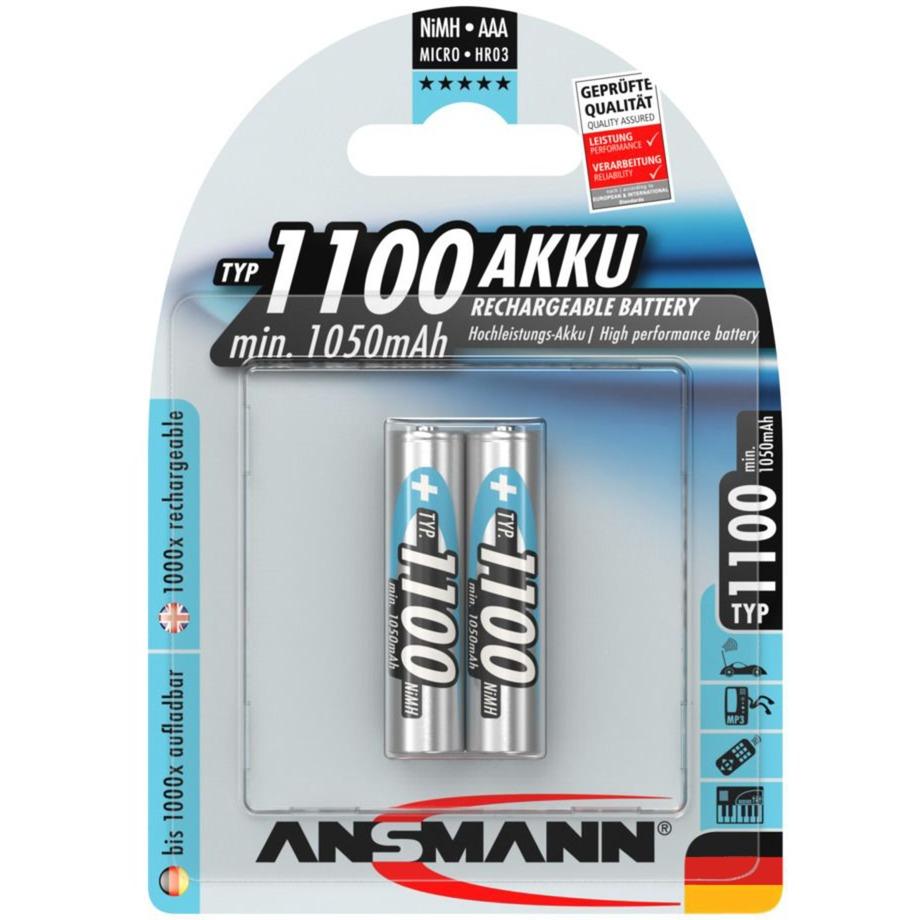 Ansmann 1100mAh NiMh Professional - 2x