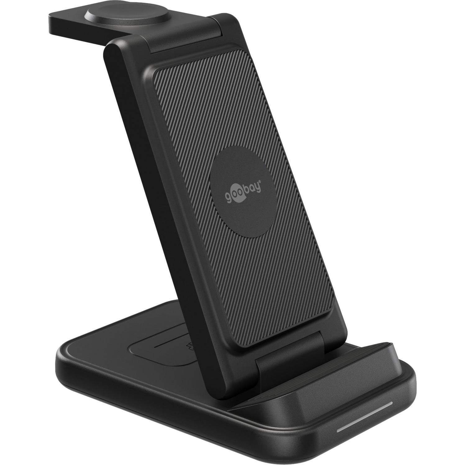 Goobay 3in1 Wireless Charger 15W (Black)