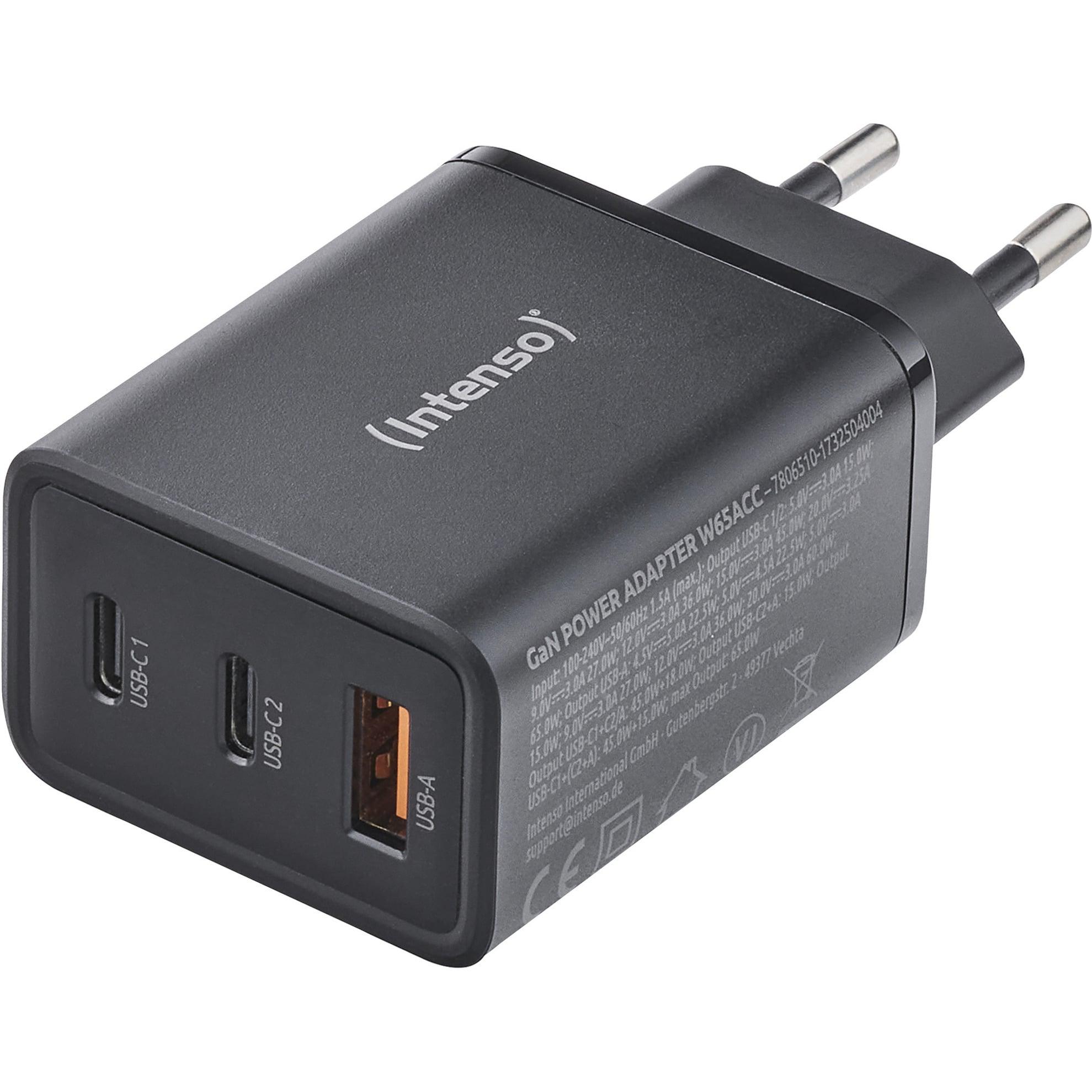 Intenso Power Adapter W65ACC GaN (black