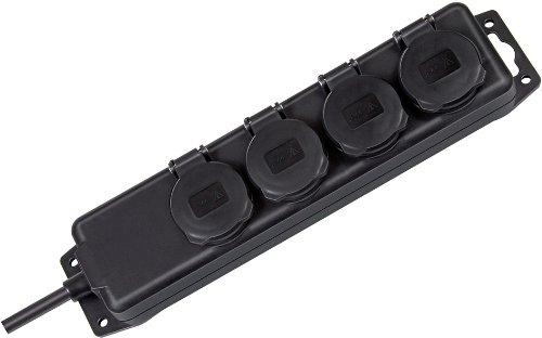 Brennenstuhl IP44 4x Gniazda black